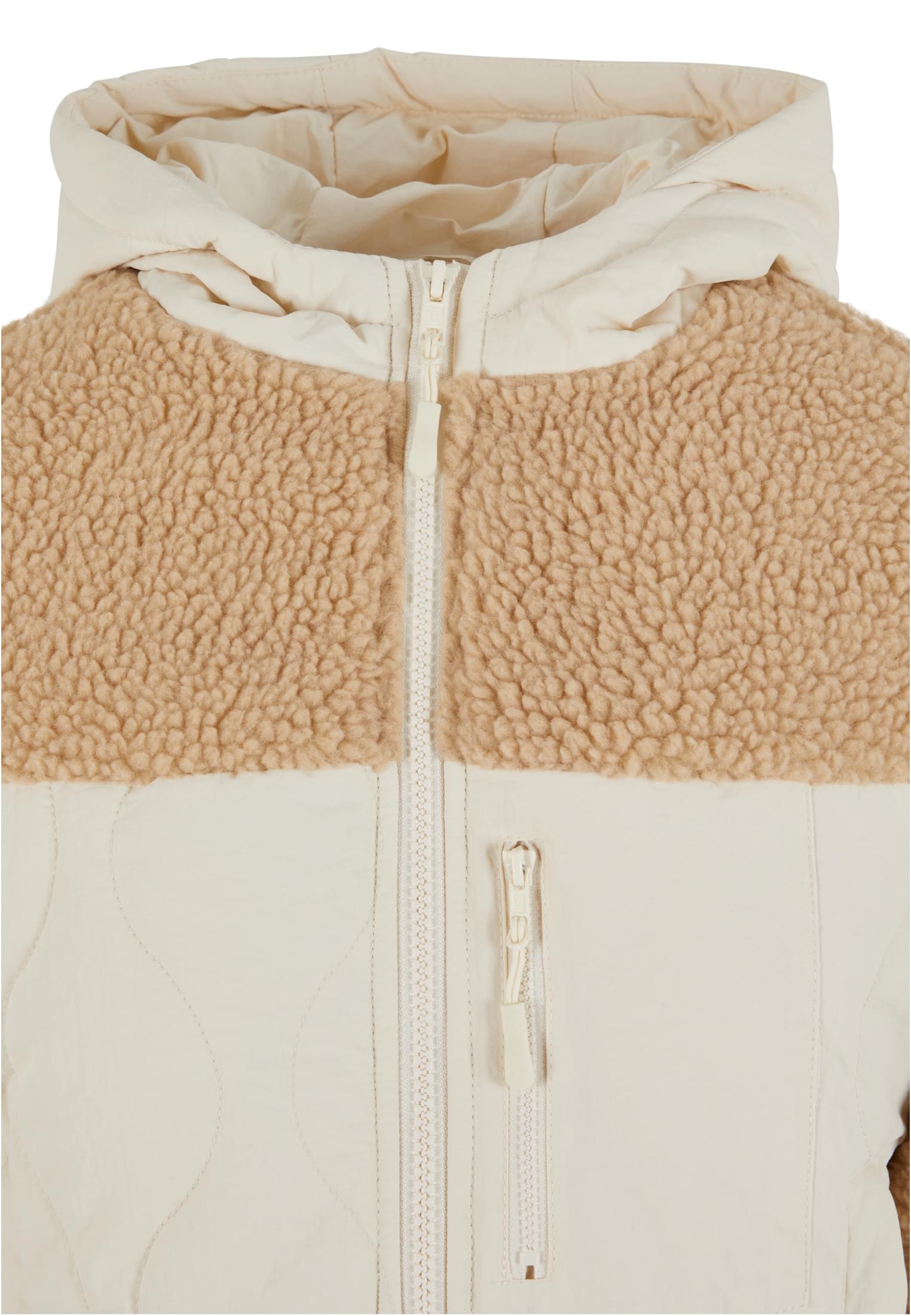 Dames Sherpa Crinkle Nylon Mix Gilet unionbeige/whitesand 3XL
 - variant image 5