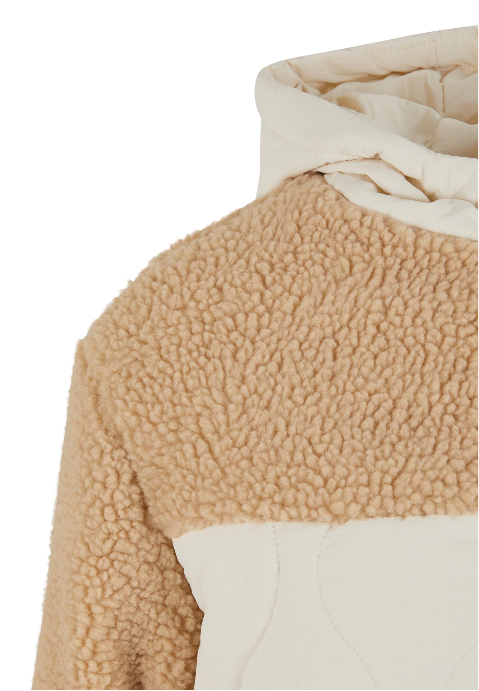 Dames Sherpa Crinkle Nylon Mix Gilet unionbeige/whitesand 3XL
 - variant image 6