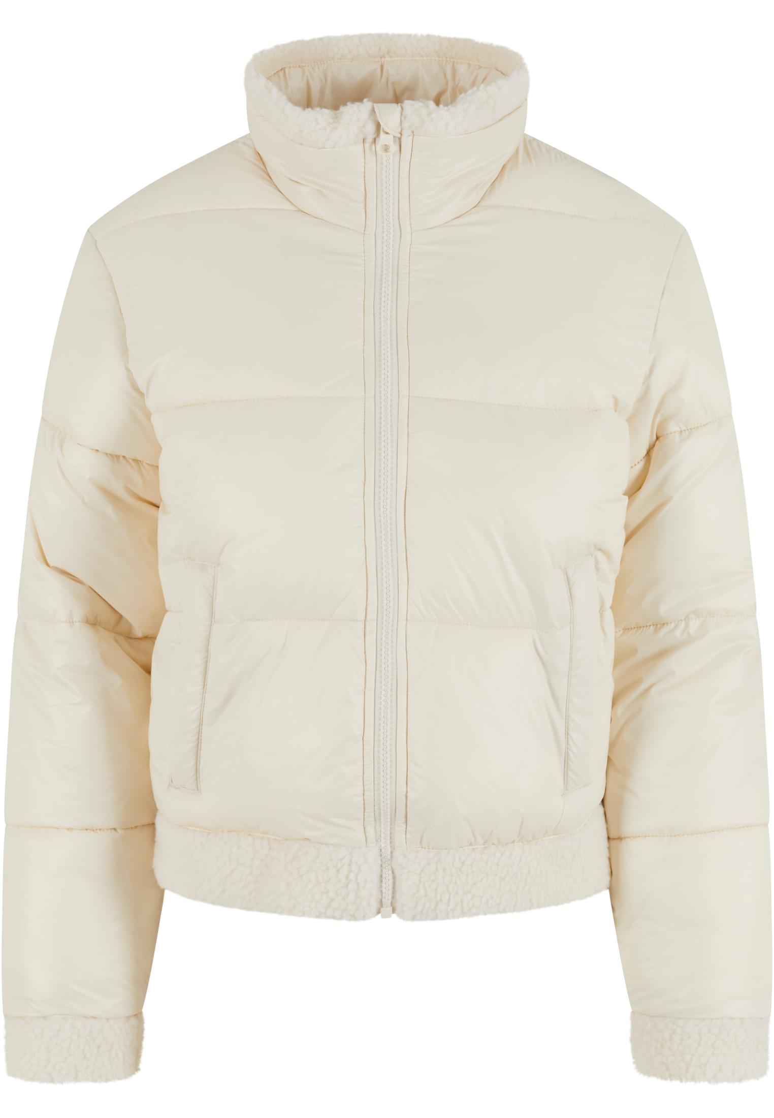 Dames Veste Manteau Poussière Blanche Brillant Plume Sherpa 3XL
 - variant image 6