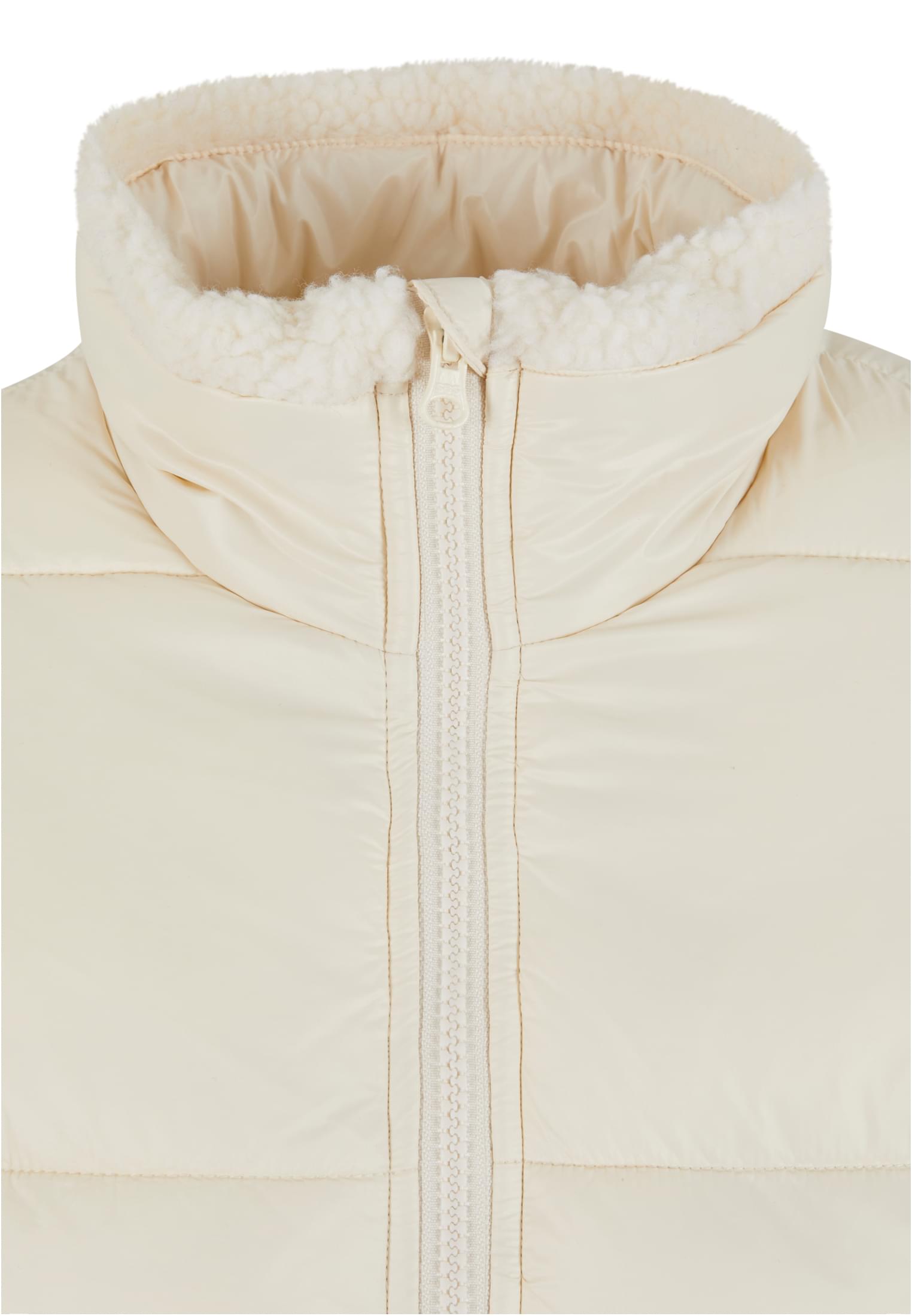 Dames Veste Manteau Poussière Blanche Brillant Plume Sherpa 3XL
 - variant image 8
