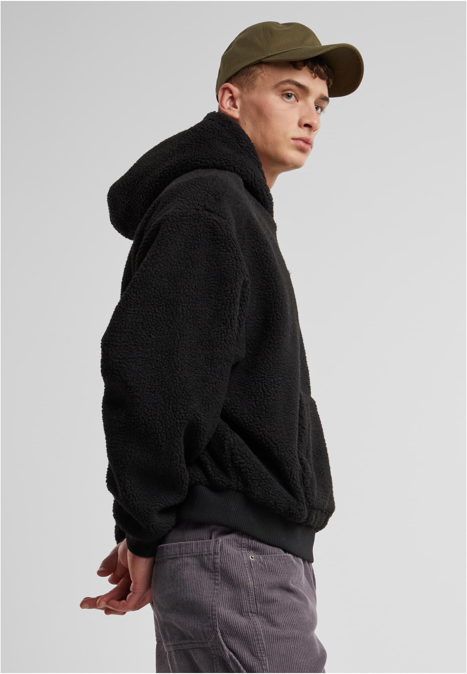 Chaqueta Teddy ancha negra XL
 - variant image 3