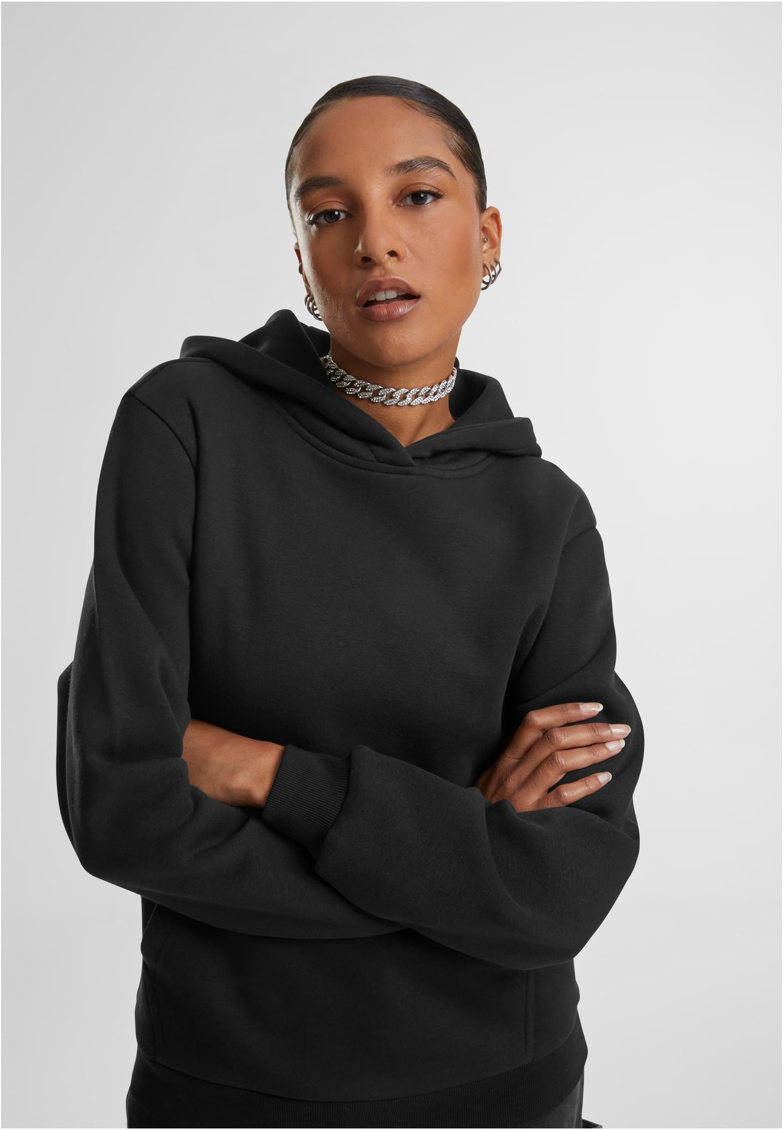 Femmes Hoodie Doux Noir 3XL
 - variant image 7
