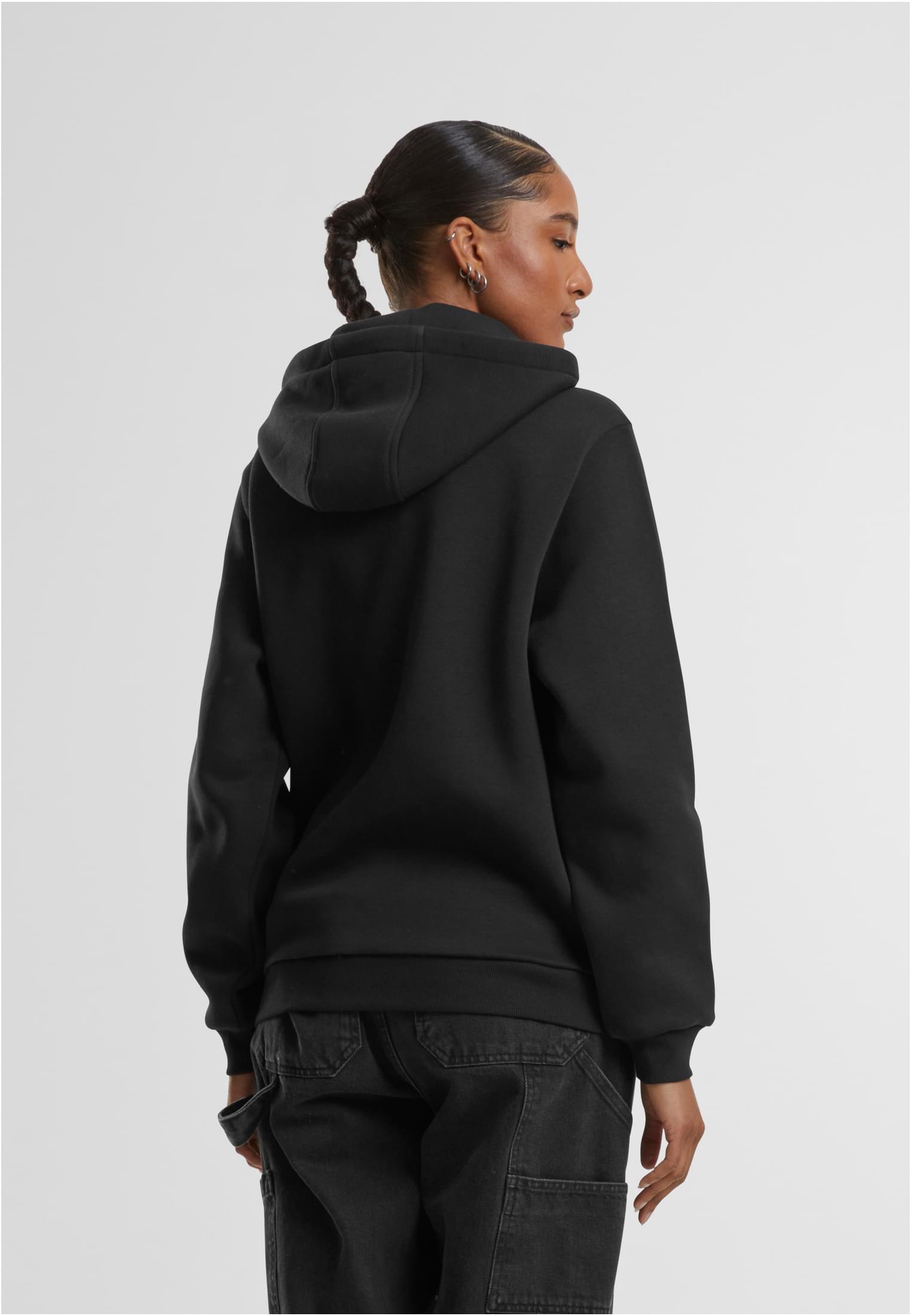 Femmes Hoodie Doux Noir 3XL
 - variant image 1