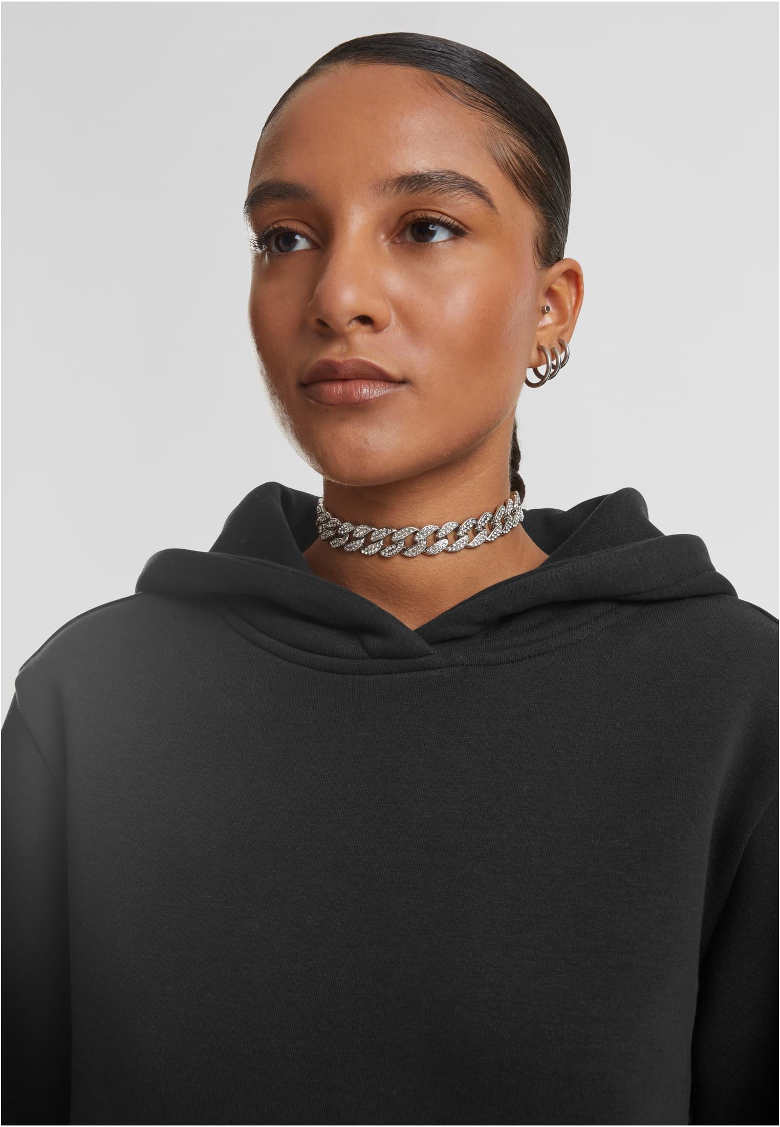 Femmes Hoodie Doux Noir 3XL
 - variant image 4