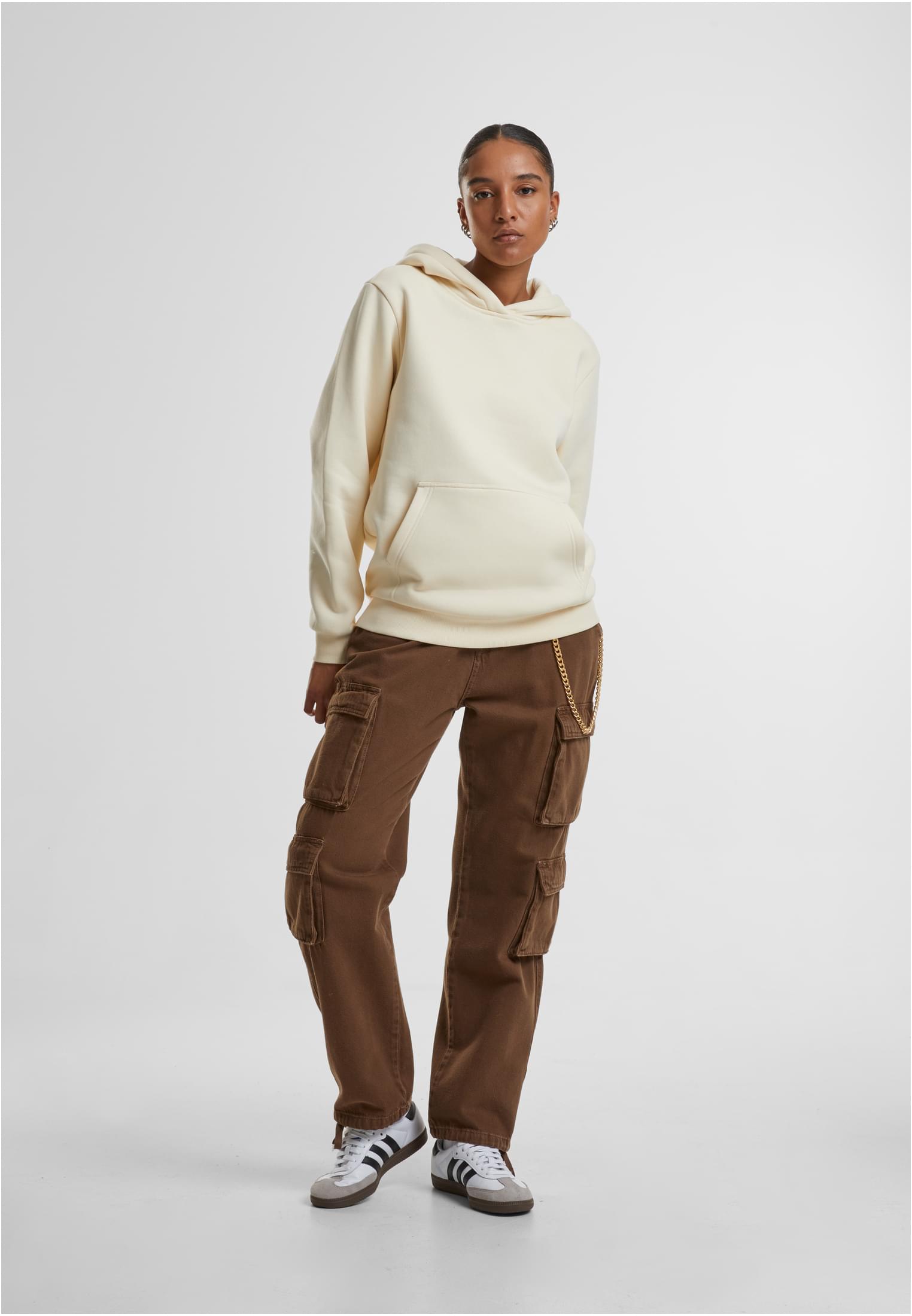 Dames Fluffy Hoody blanchesand 3XL
 - variant image 2