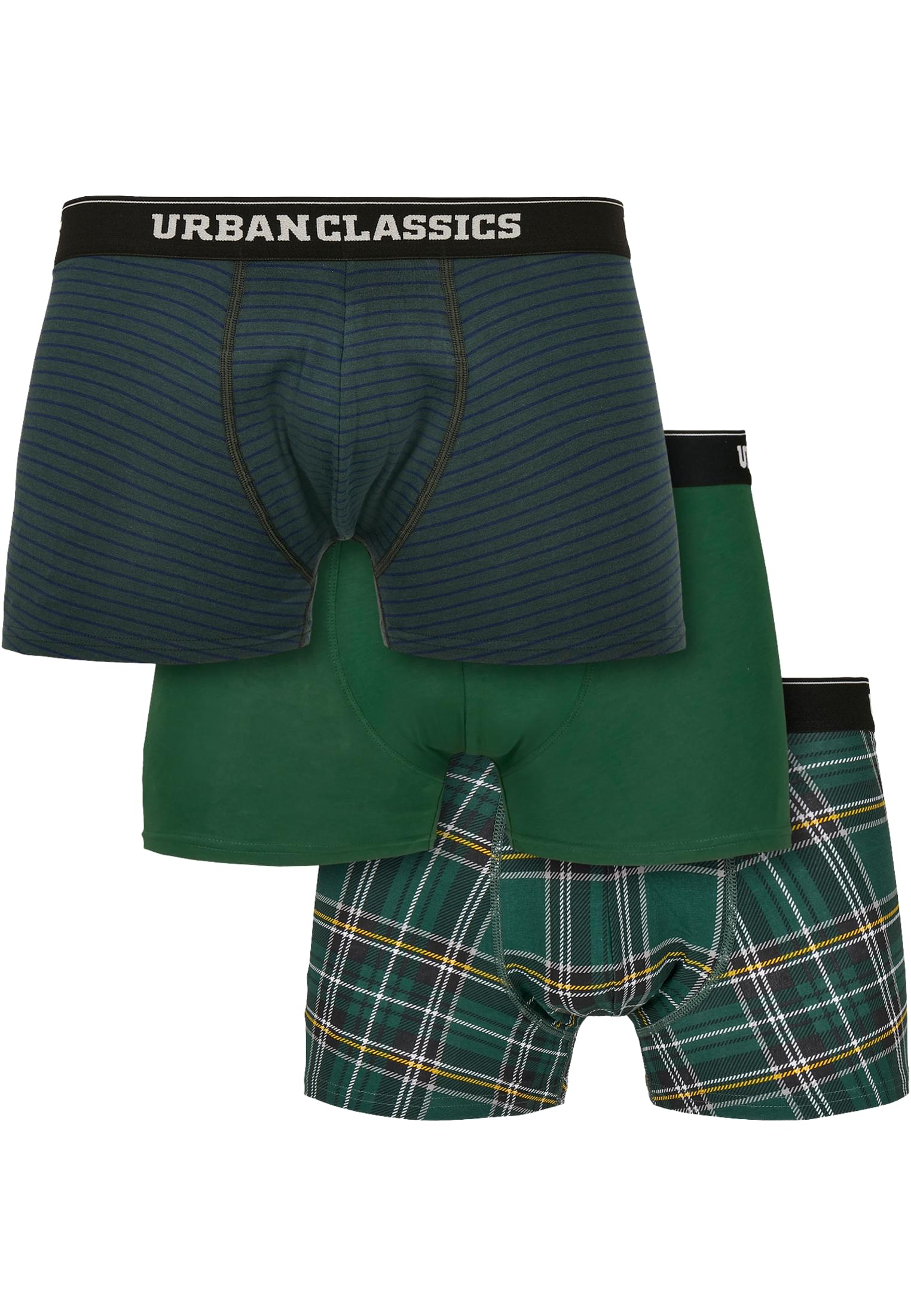 Boxer Shorts 3-Pack dgrn plaidaop+btlgrn/dblu+dgrn 3XL - alternate variant 1