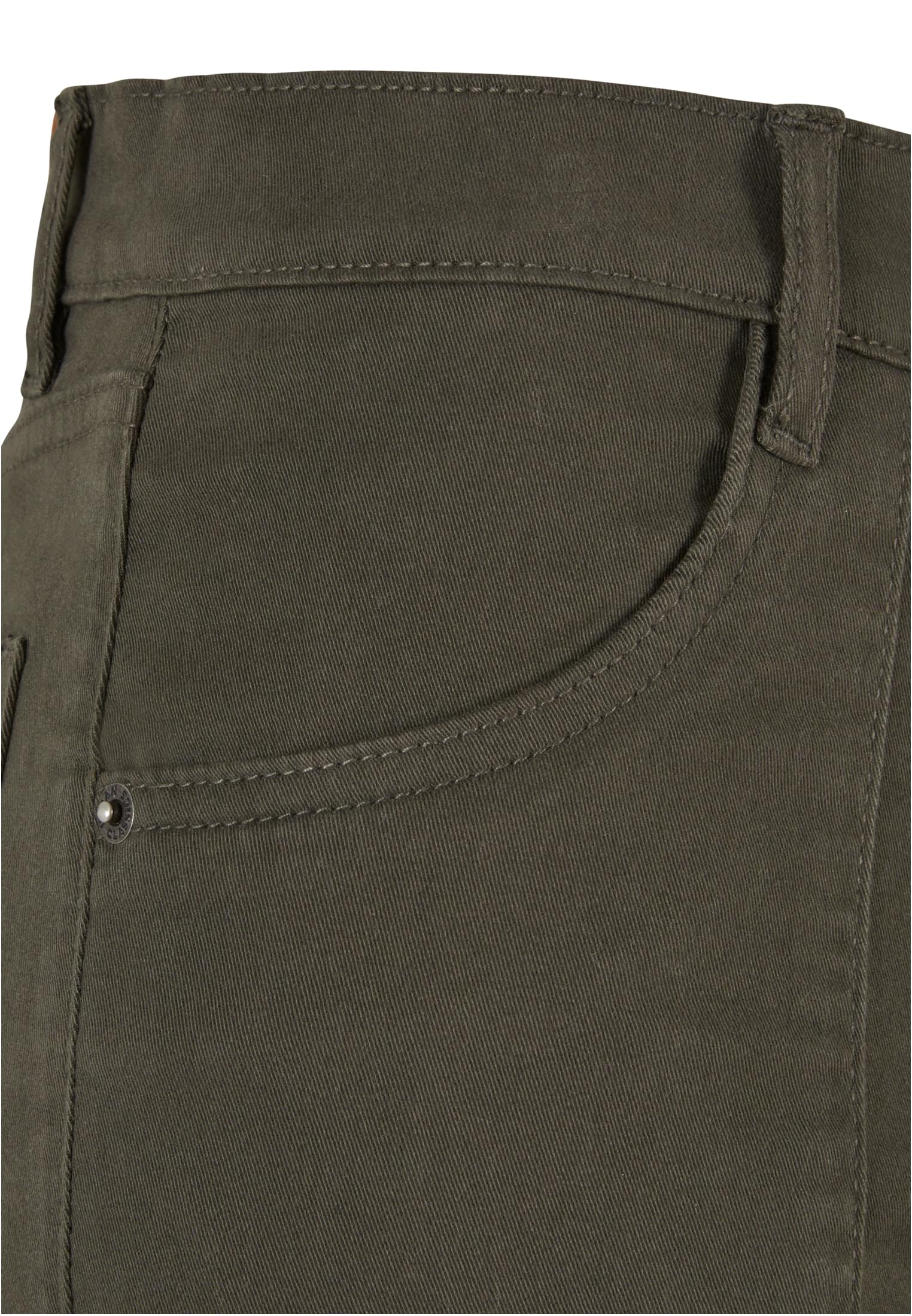 Pantalones de utilidad holgados para mujer de pana elástica negraolive 26
 - variant image 9