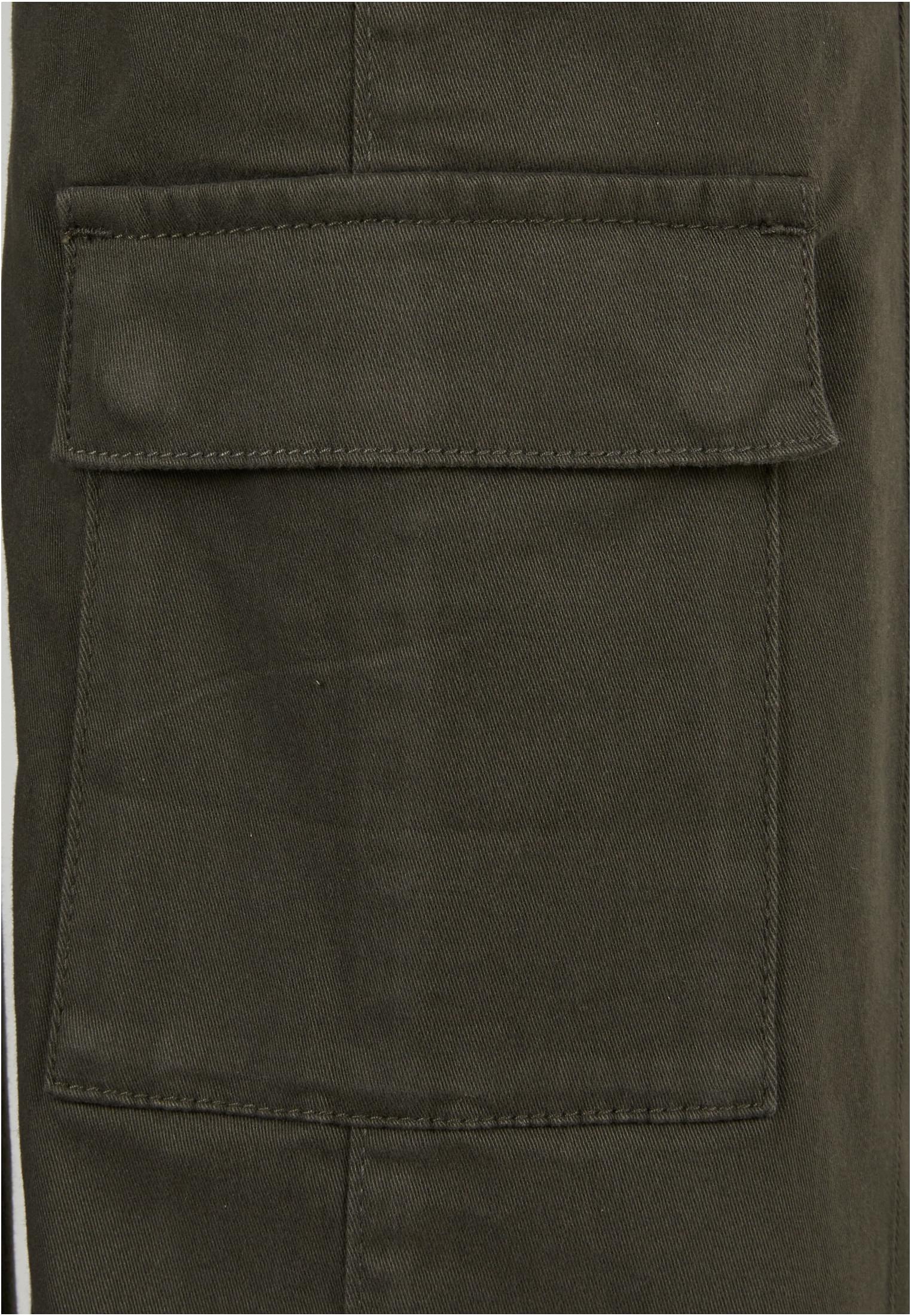 Pantalones de utilidad holgados para mujer de pana elástica negraolive 26
 - variant image 10