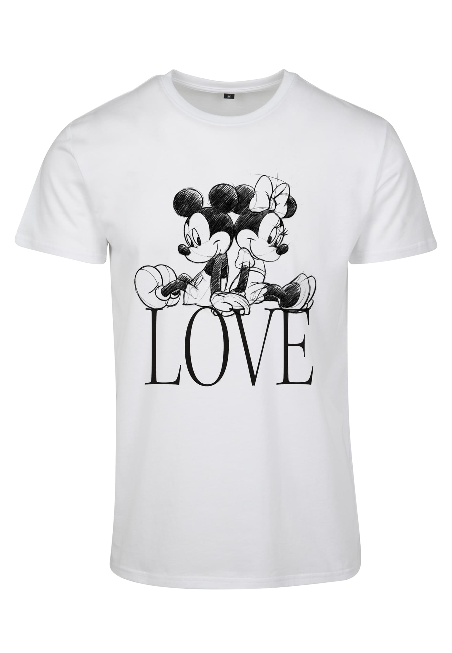 Ladies Minnie Loves Mickey Tee white L - alternate variant 1