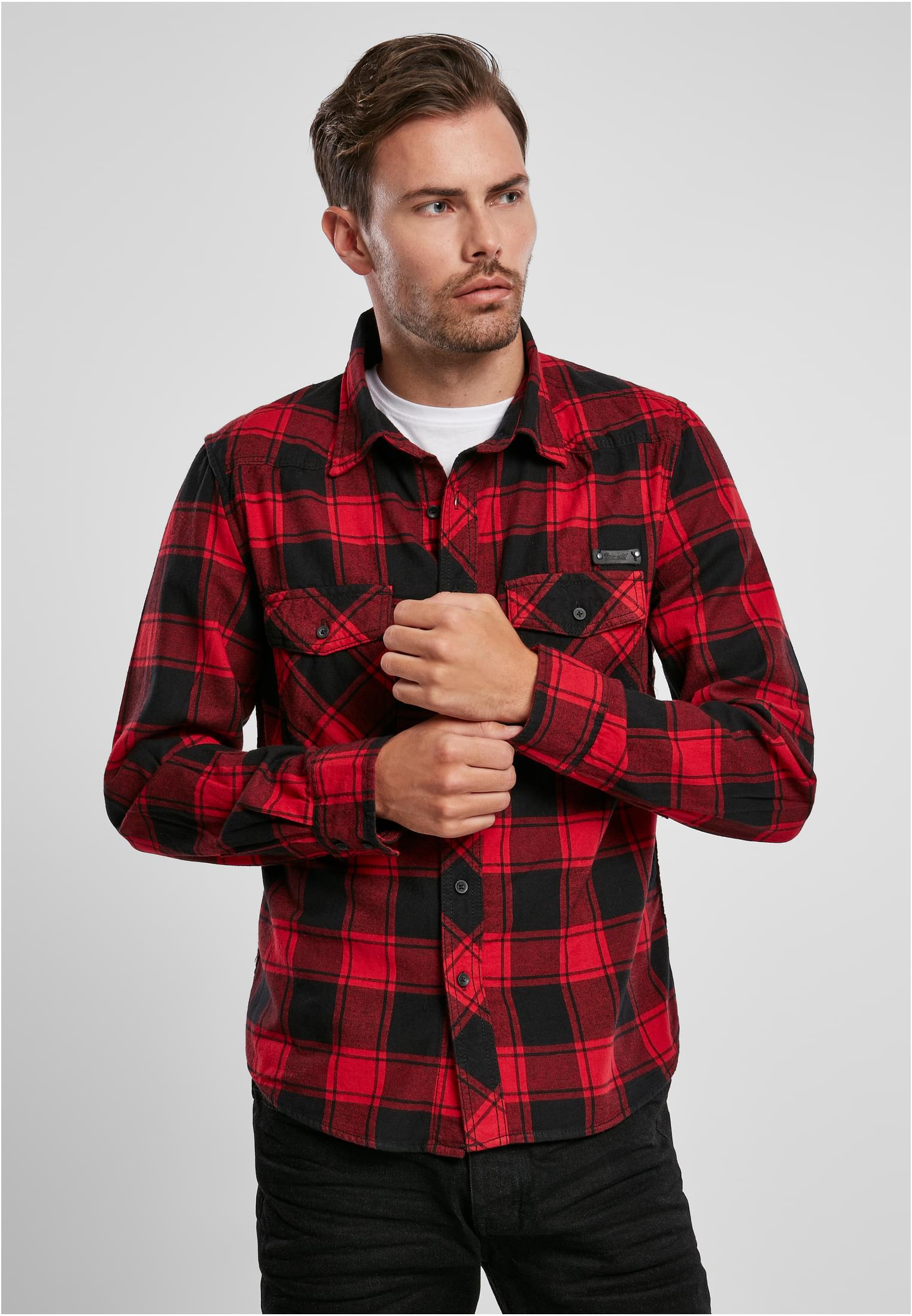 Camisa de manga corta roja/negra 3XL
 - alternate variant 2