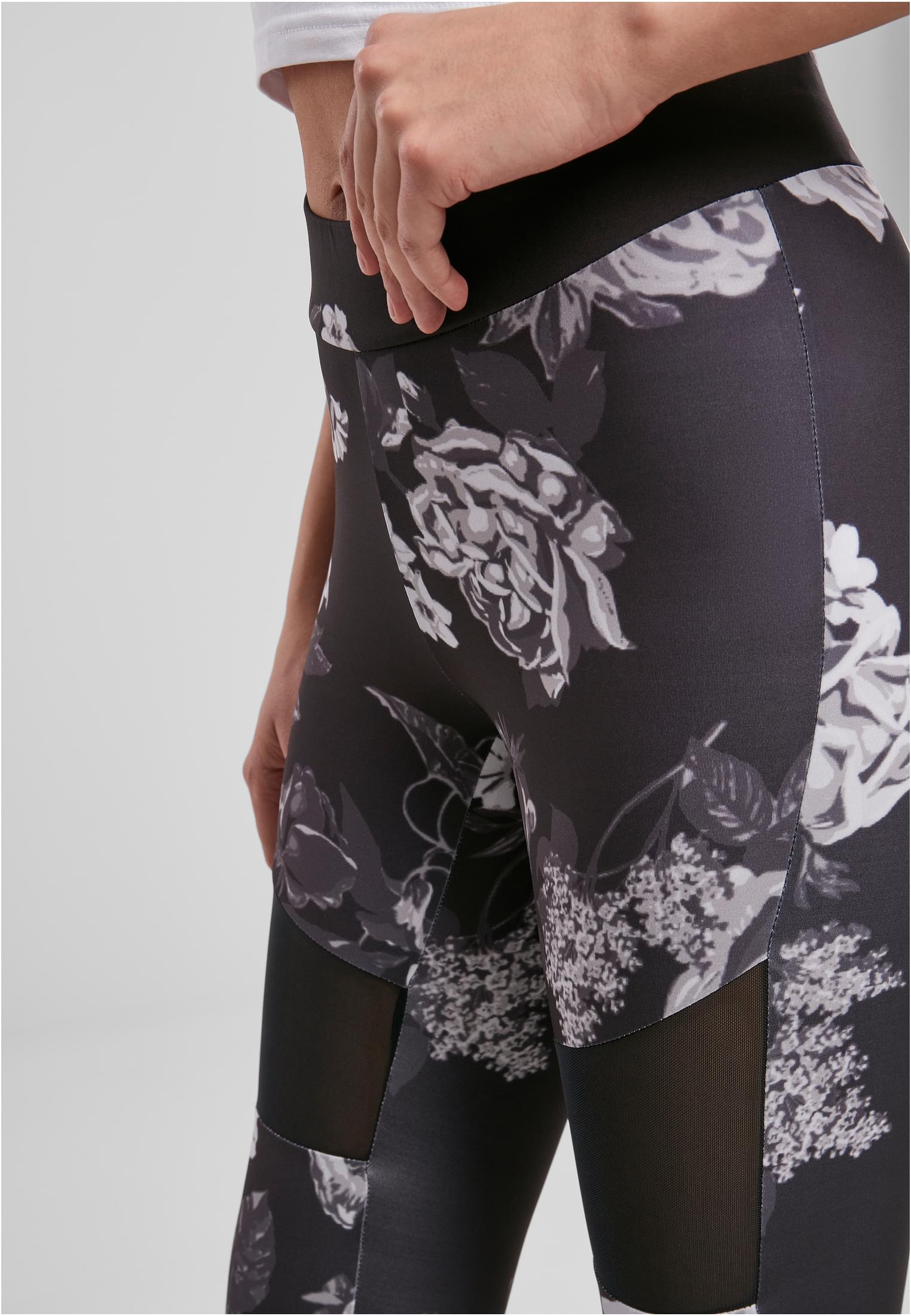 Ladies Tech Mesh AOP Leggings darkflower 3XL - variant image 5