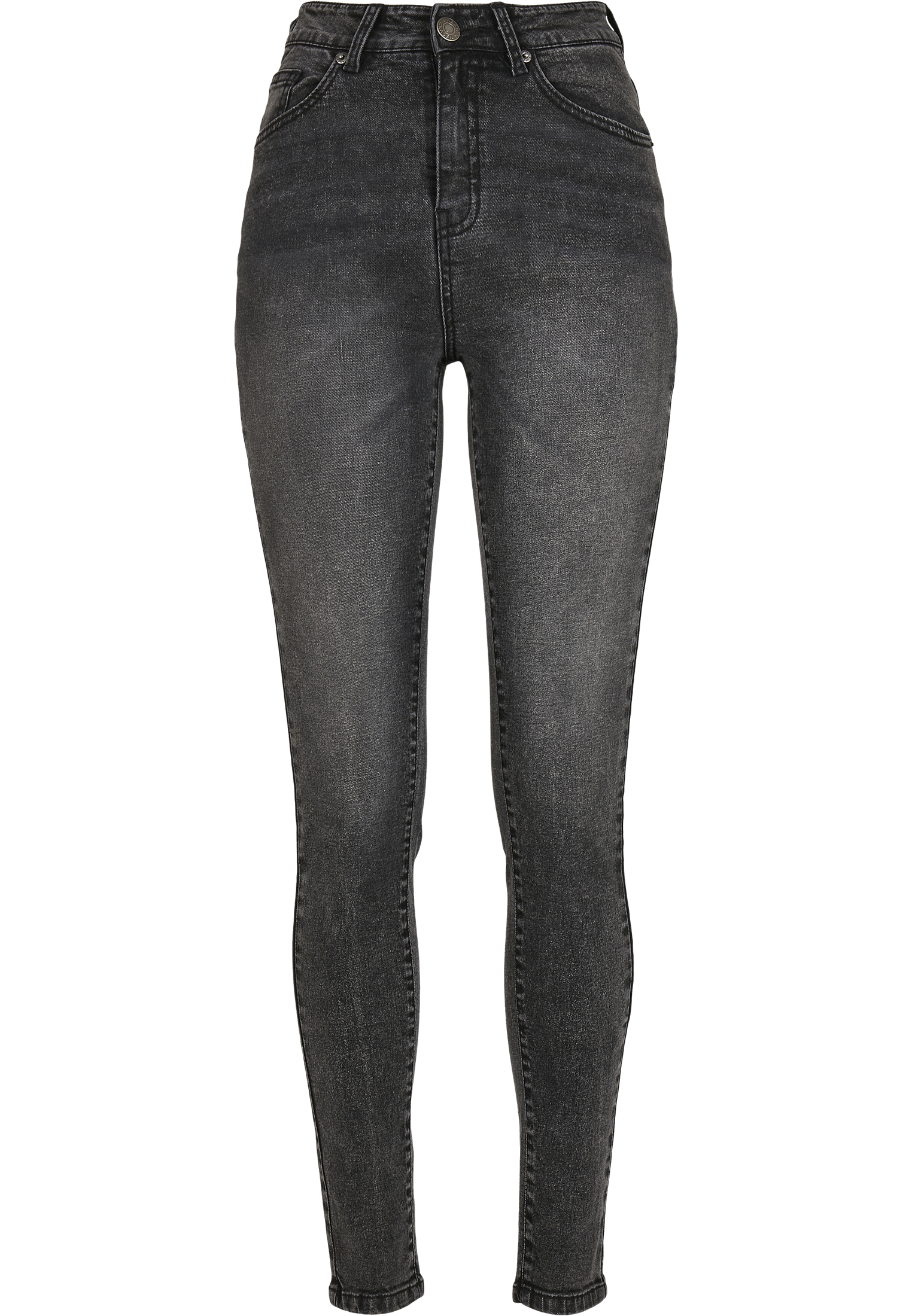 Ladies High Waist Skinny Jeans black stone washed 30/32 - variant image 6