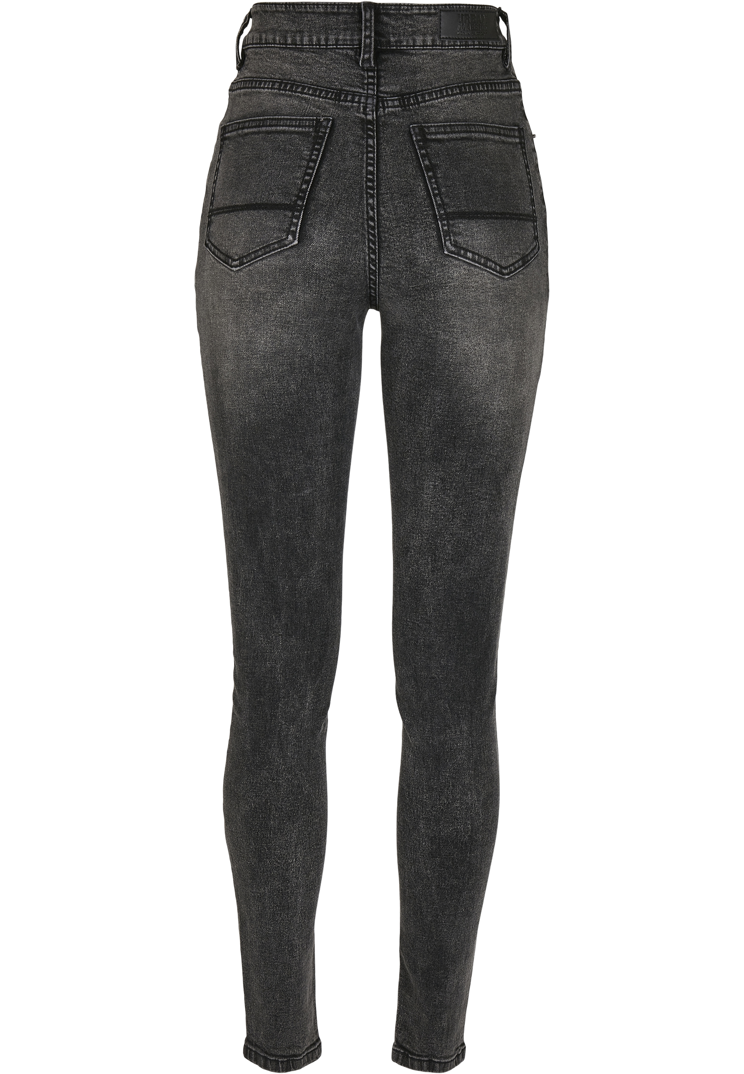 Ladies High Waist Skinny Jeans black stone washed 30/32 - variant image 5