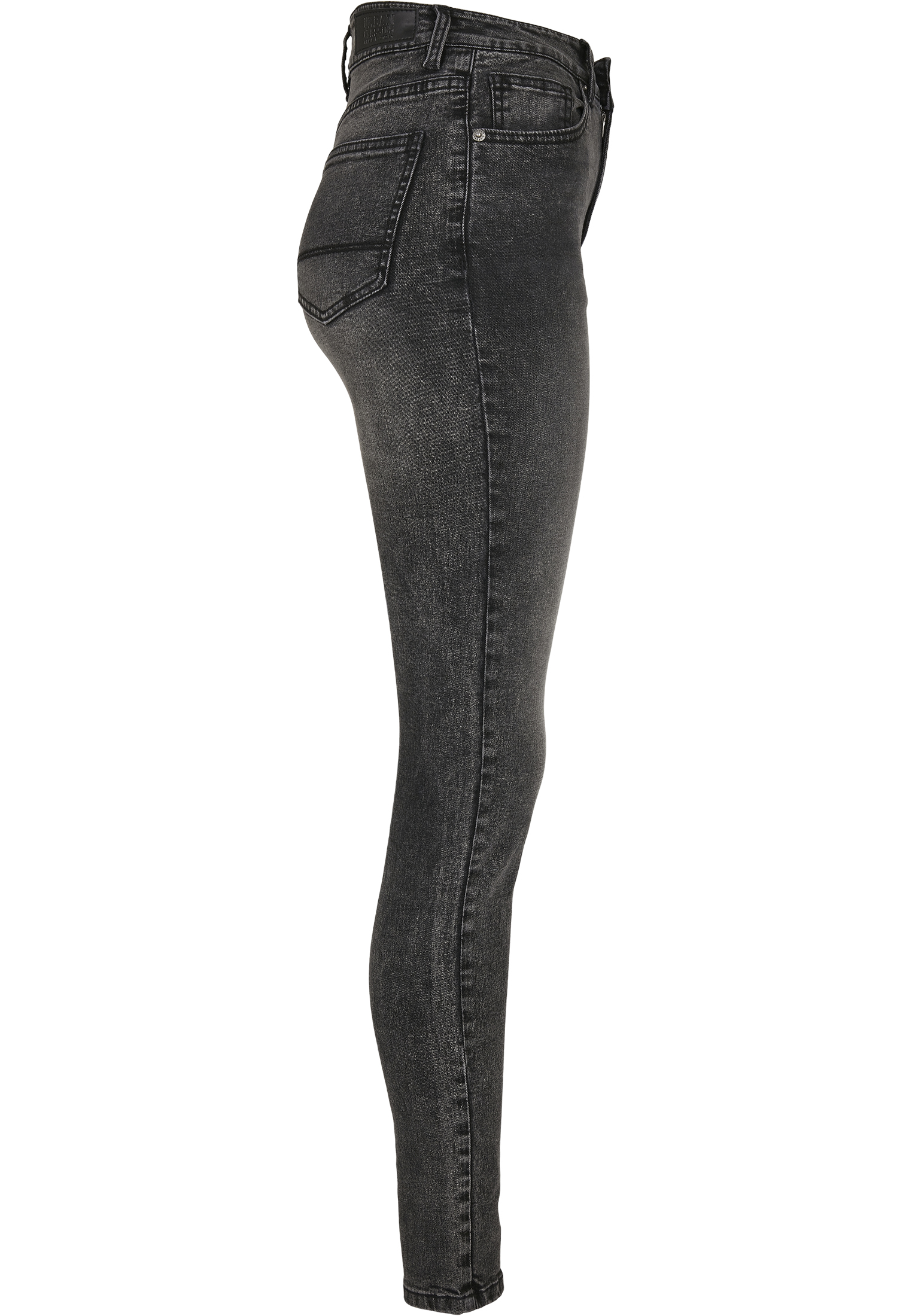 Ladies High Waist Skinny Jeans black stone washed 30/32 - variant image 8
