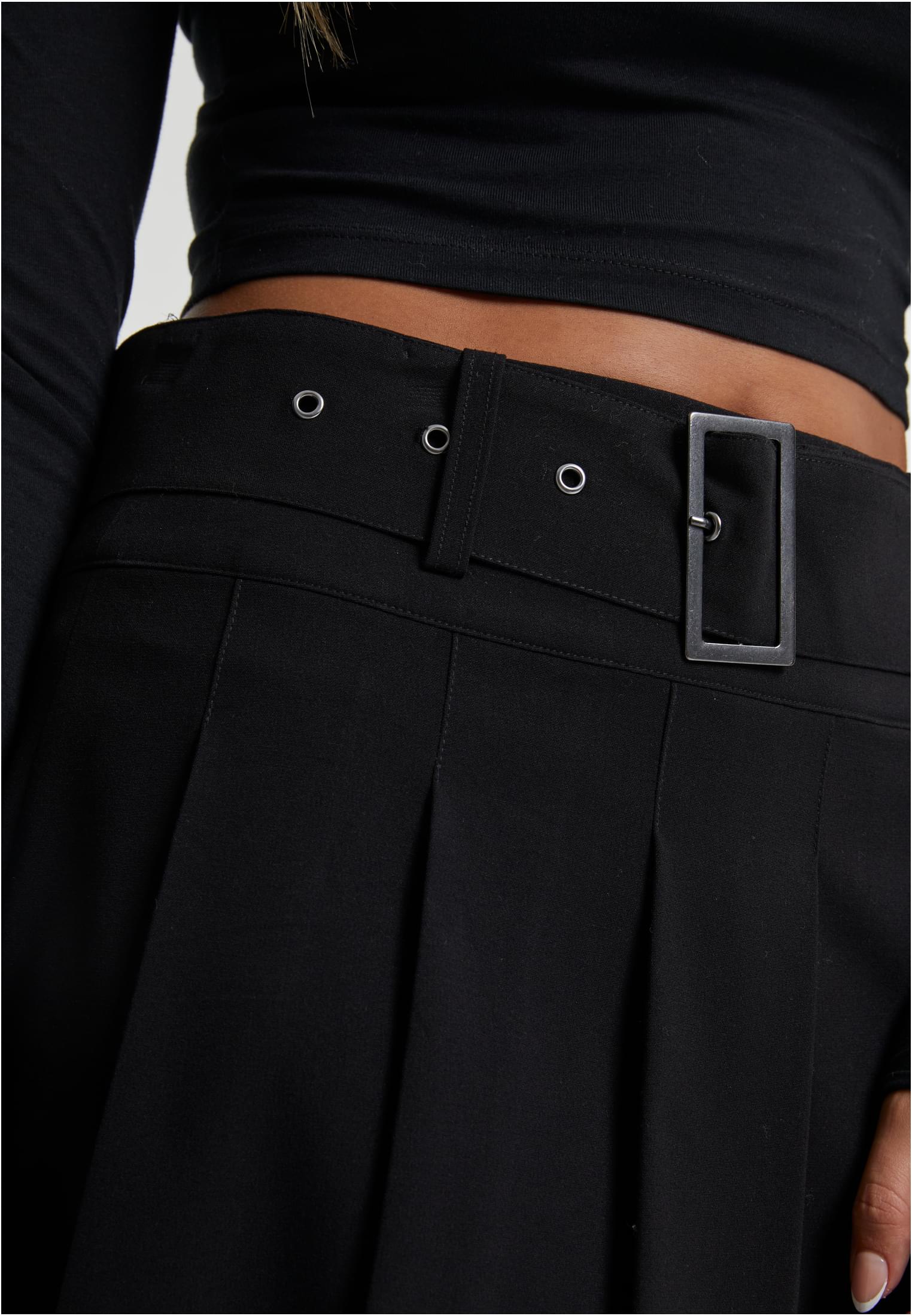 jupe plissée pour femmes noire
 - variant image 5