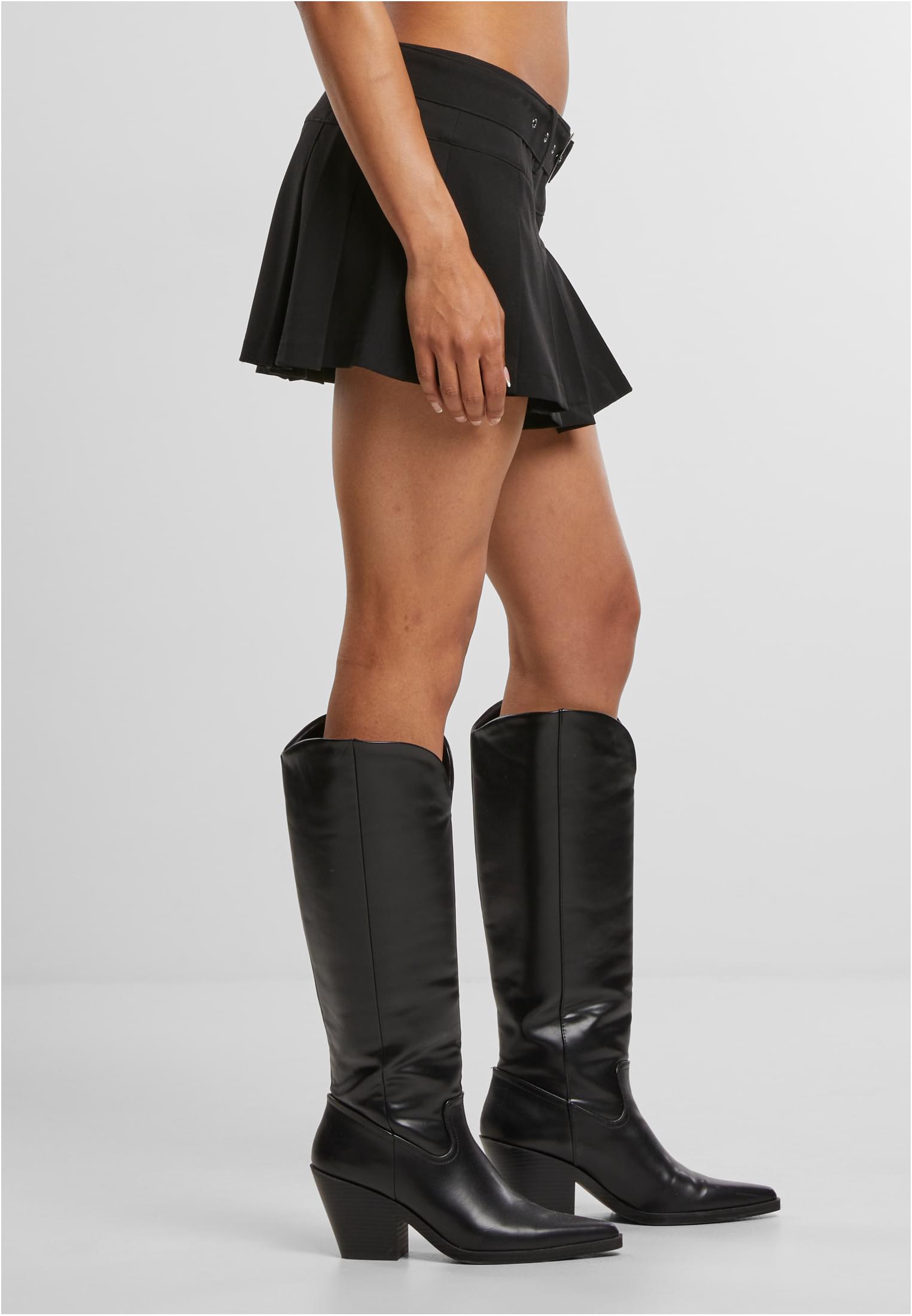 jupe plissée pour femmes noire
 - variant image 3