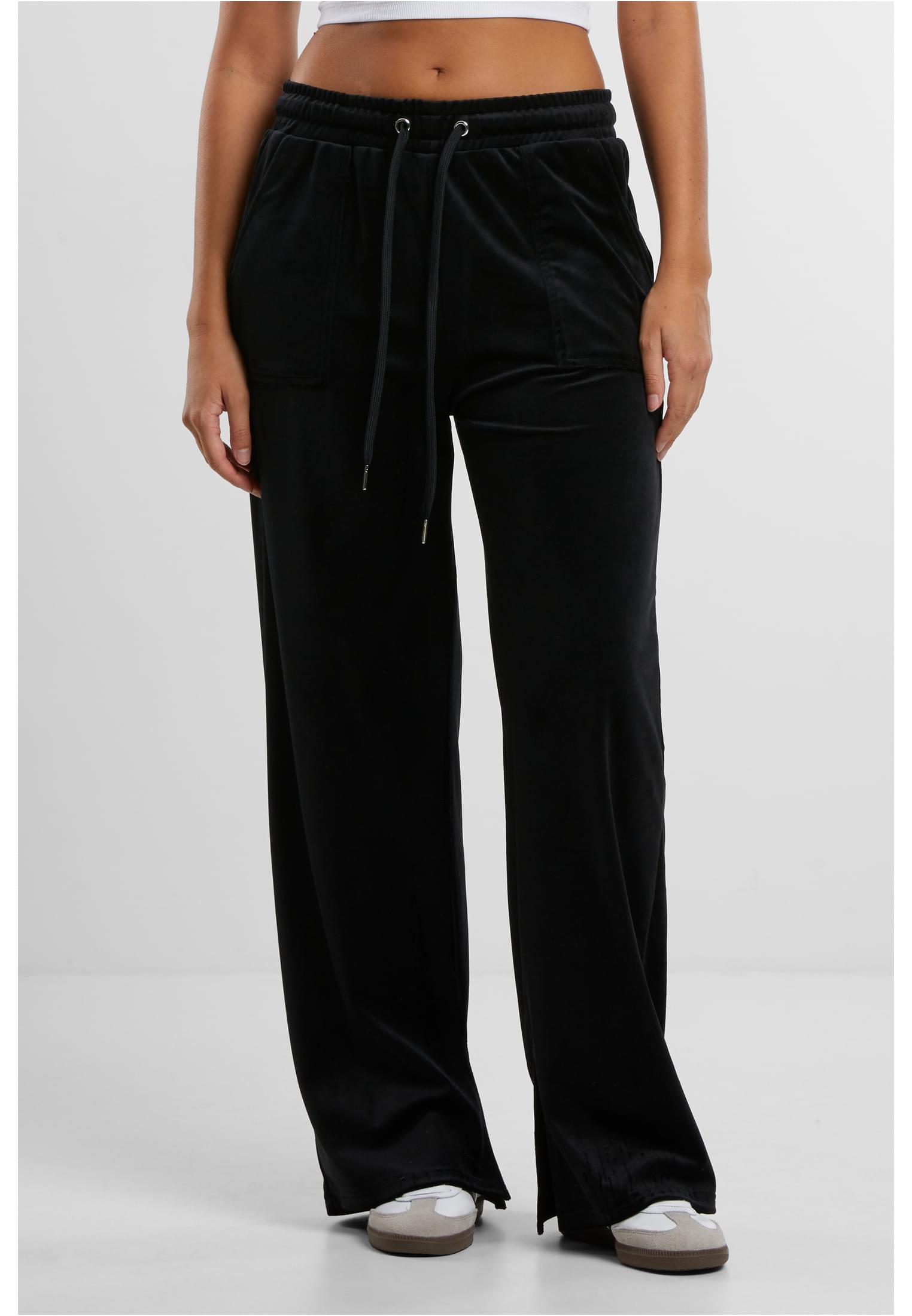 Ladies Velvet Sweatpants black 3XL - alternate variant 1