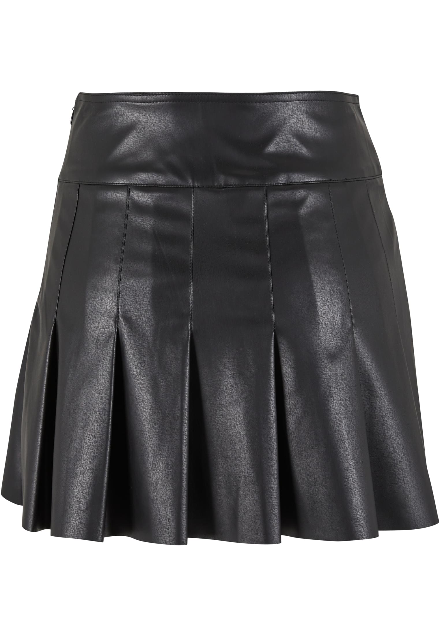 Ladies Synthetisches Leder geforrnter Rock schwarz L
 - variant image 9