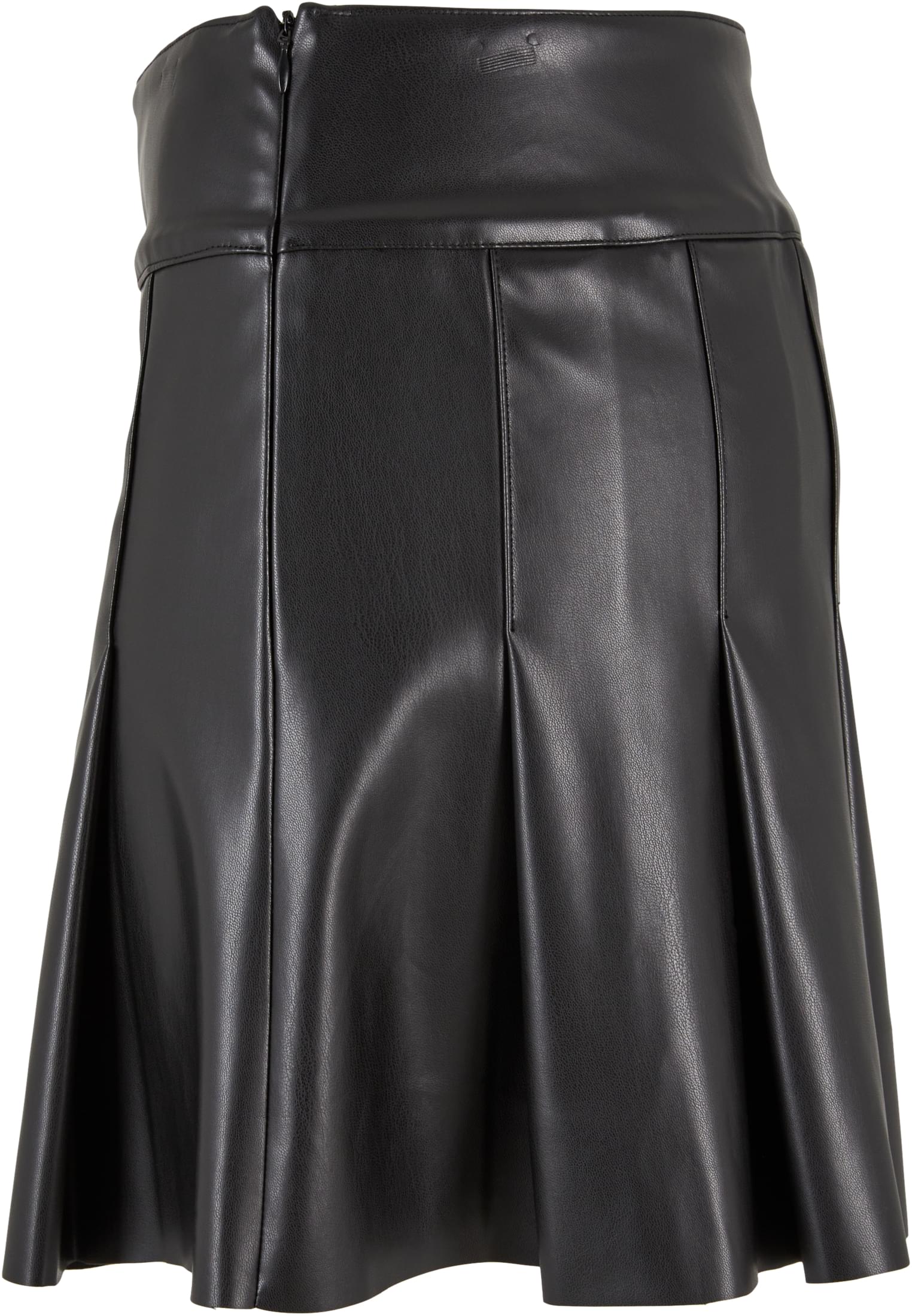 Ladies Synthetisches Leder geforrnter Rock schwarz L
 - variant image 8