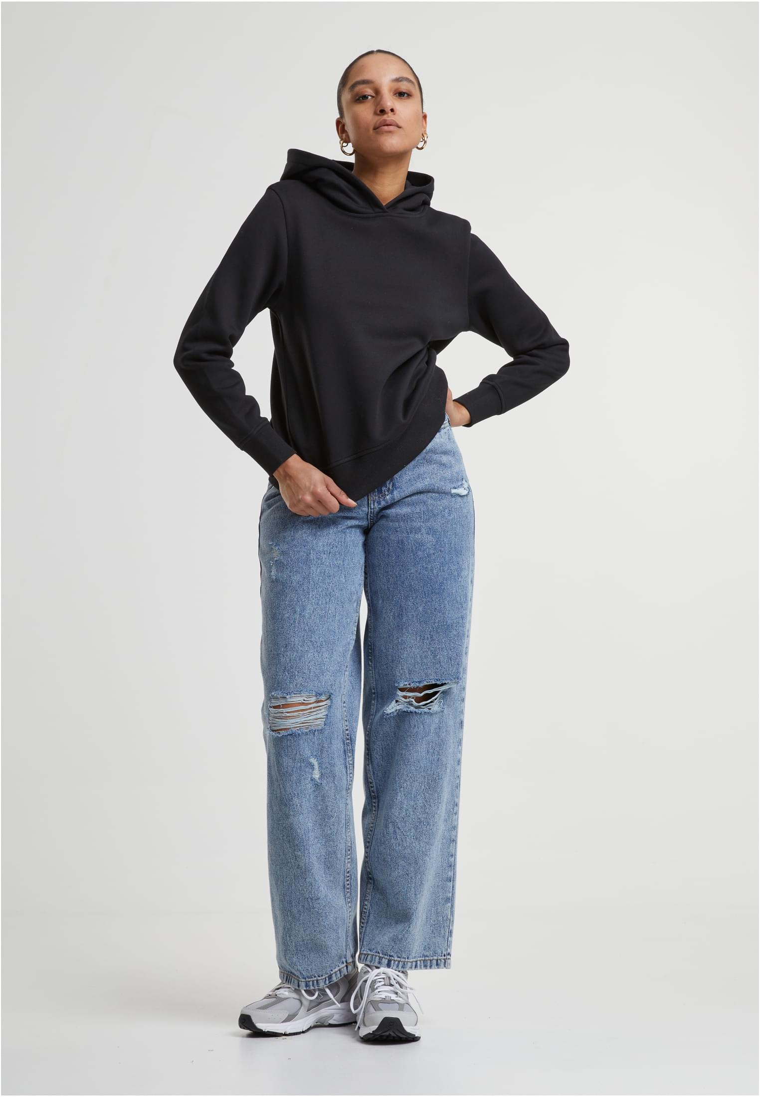 Femmes Coupe Regular Sweat Noir 3XL
 - variant image 2