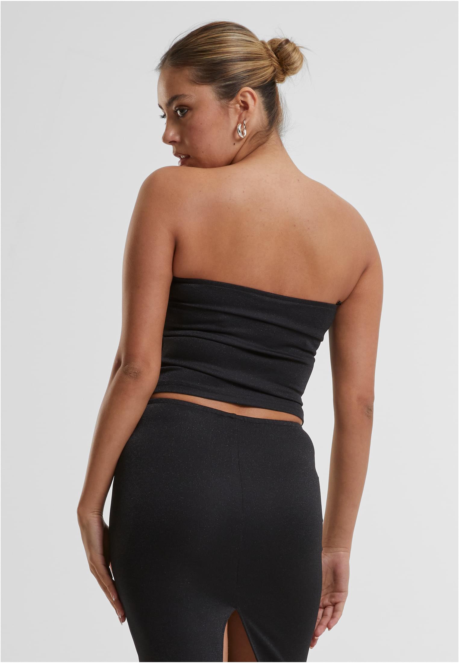 Ladies Glitter Bandeau black 3XL - variant image 2