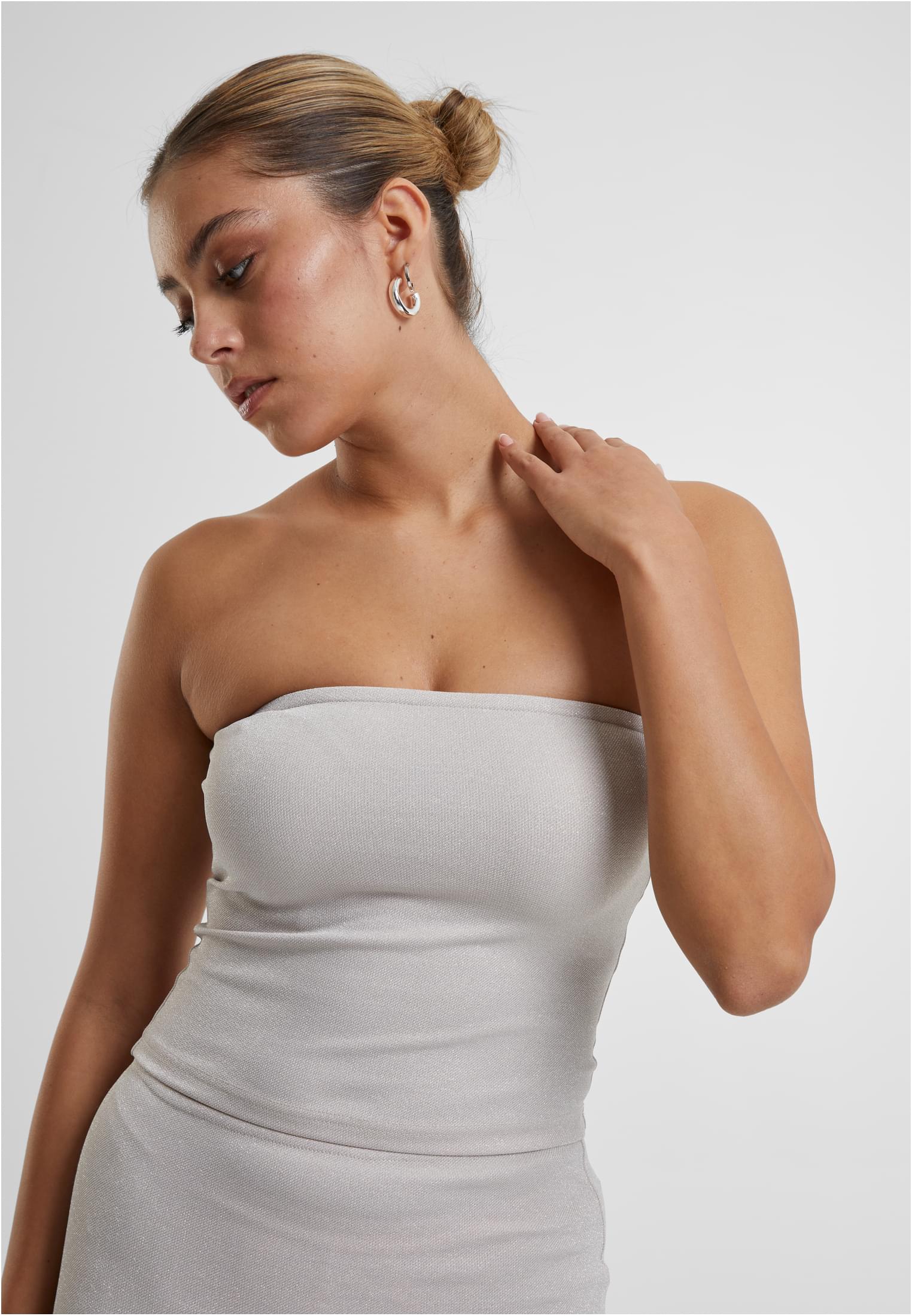Ladies Glitter Bandeau whitesand 3XL - variant image 4