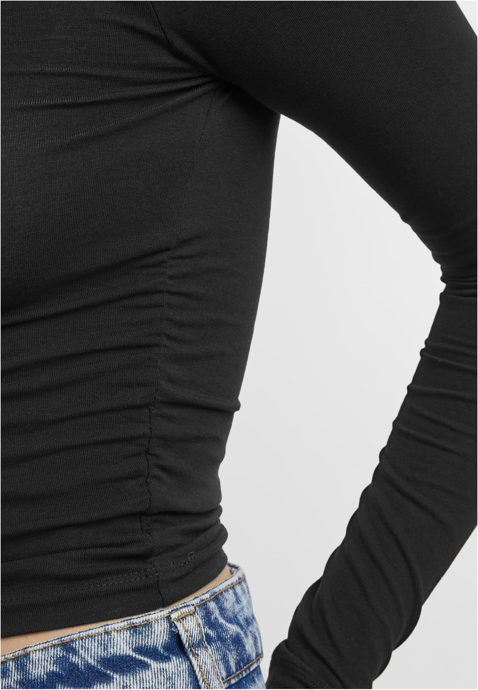Ladies Ruffled Super Slim Longsleeve black 3XL - variant image 3