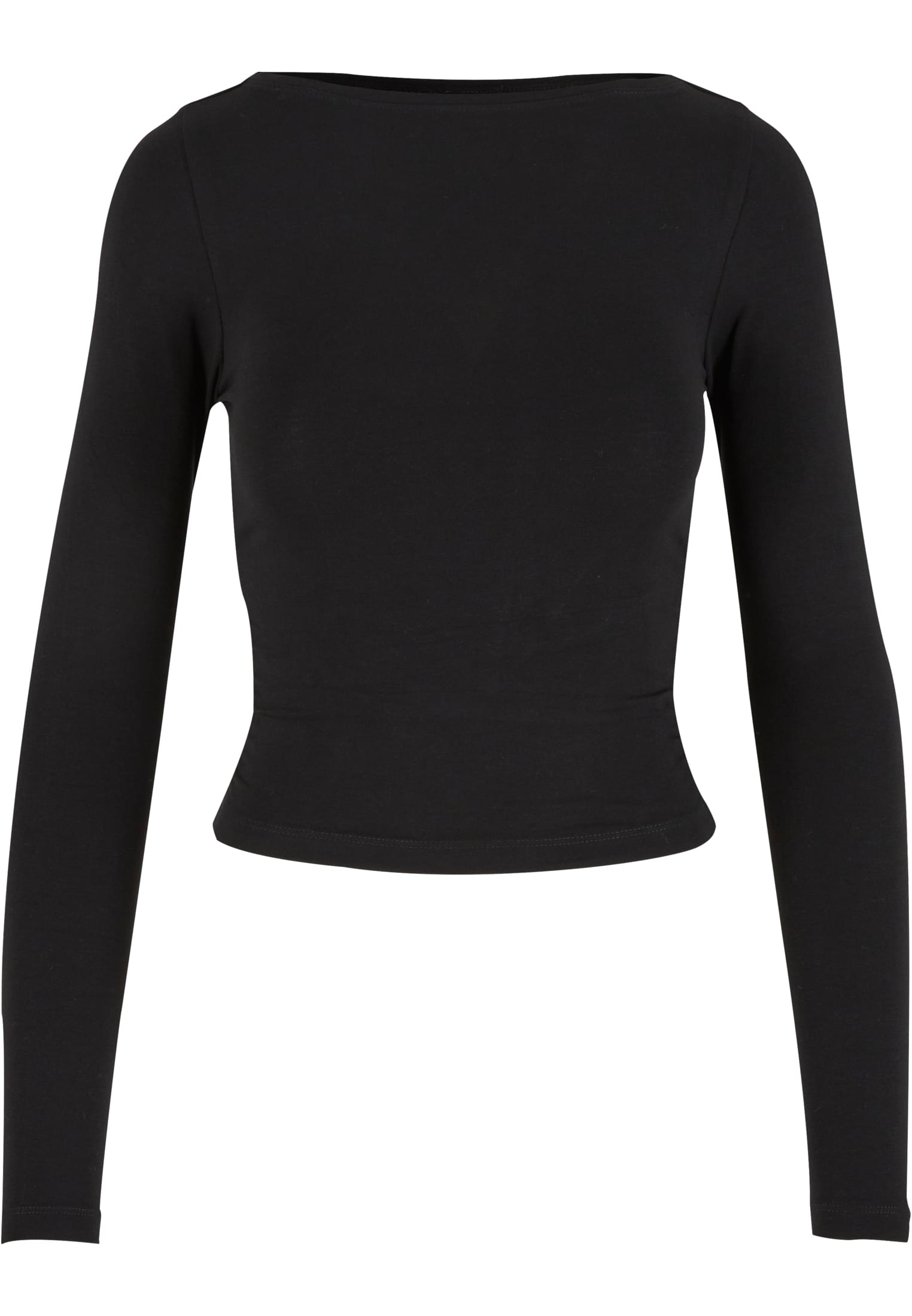 Ladies Ruffled Super Slim Longsleeve black 3XL - variant image 4