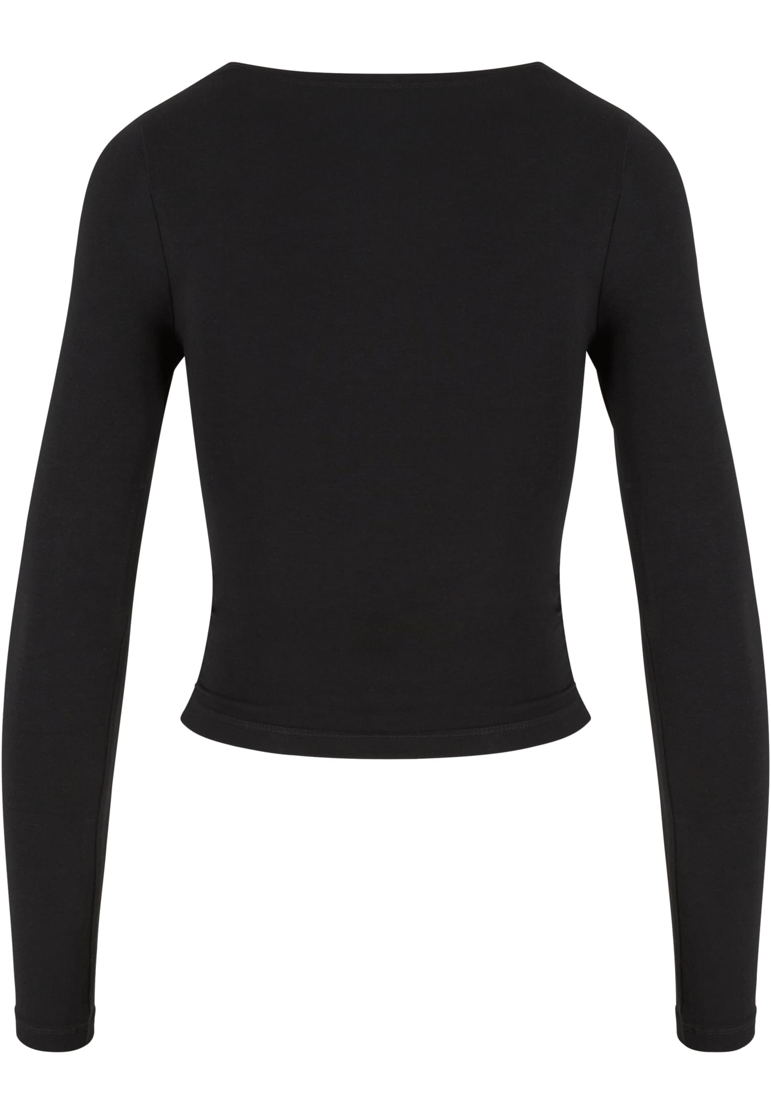 Ladies Ruffled Super Slim Longsleeve black 3XL - variant image 5
