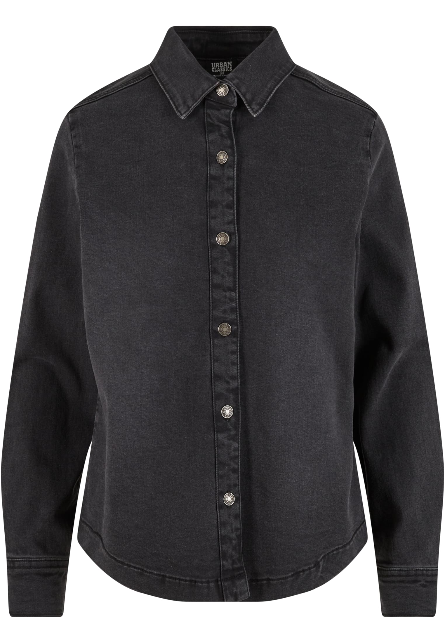 Ladies Denim Shirt black washed 3XL - variant image 6