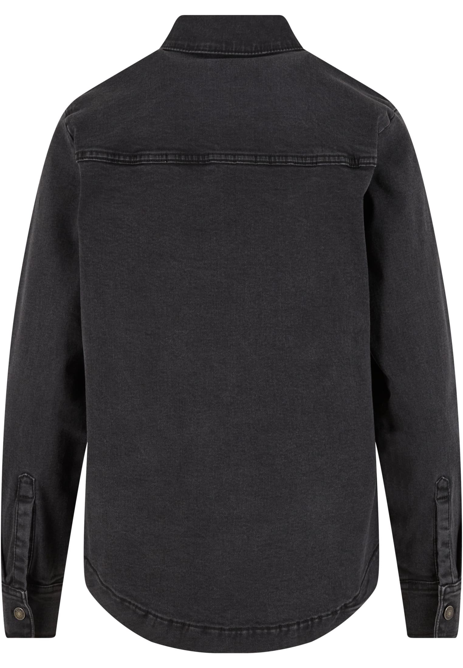 Ladies Denim Shirt black washed 3XL - variant image 7