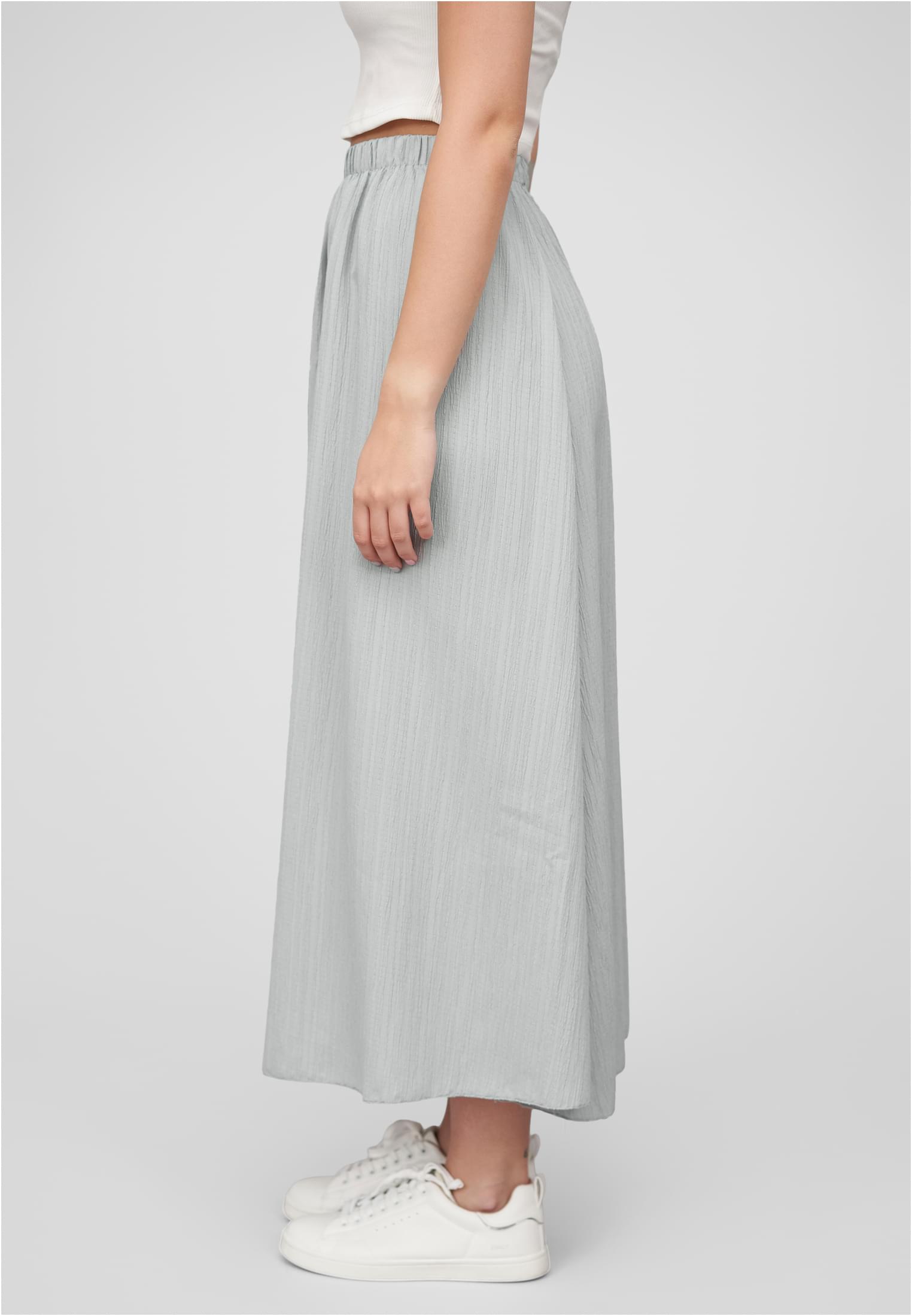 Cloud5ive Damen Longform Rock mit Strukturmuster und Gummibund - related product back image 7