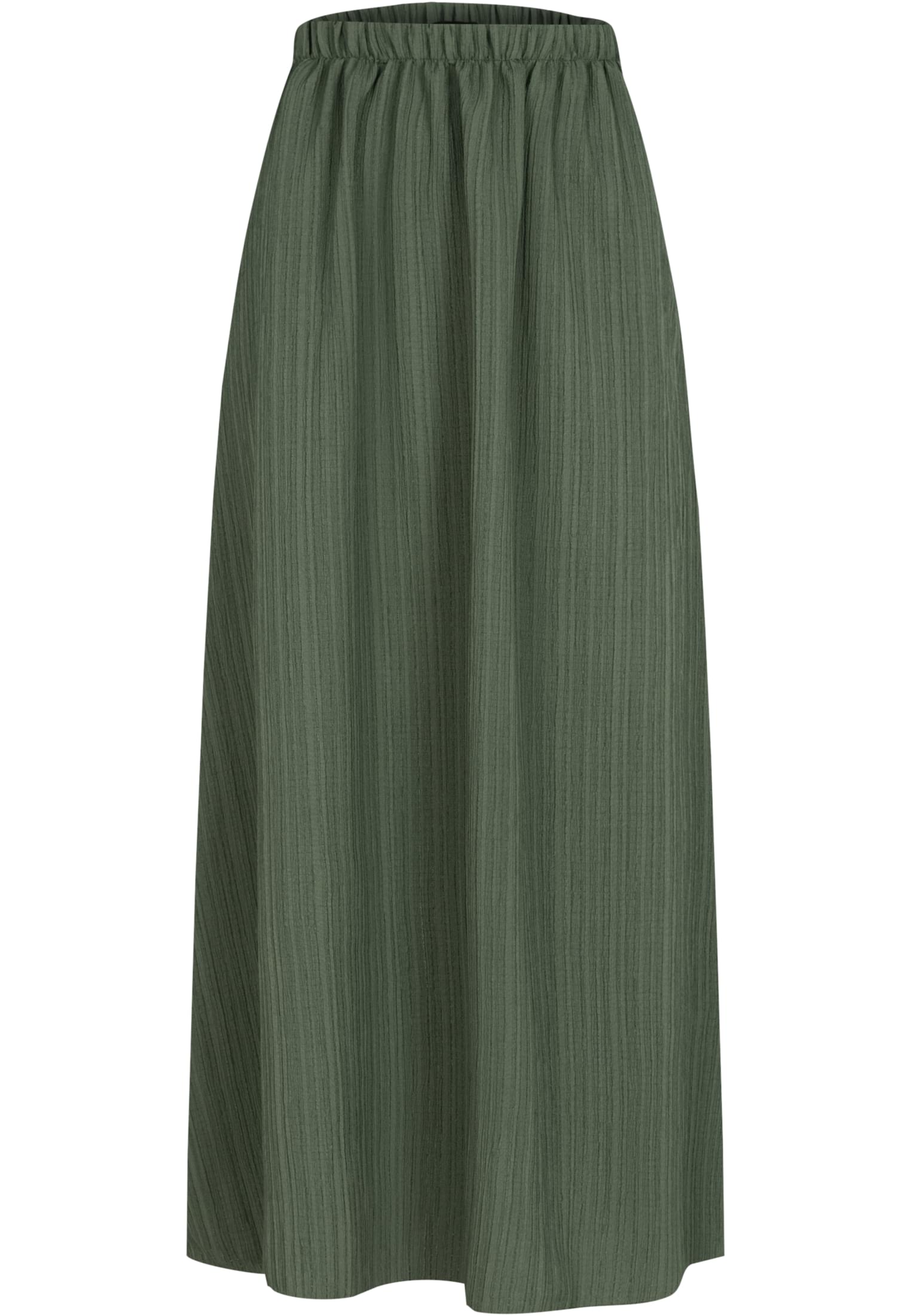 Cloud5ive Damen Longform Rock mit Strukturmuster und Gummibund green L - variant image 5