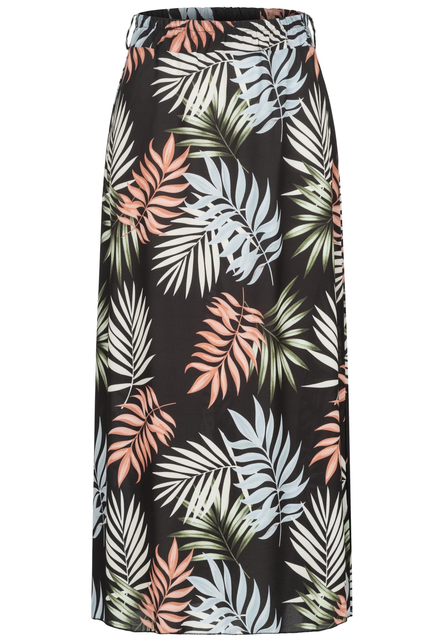 Cloud5ive Damen Longform Rock mit Allover Blätter Print - related product front image 9
