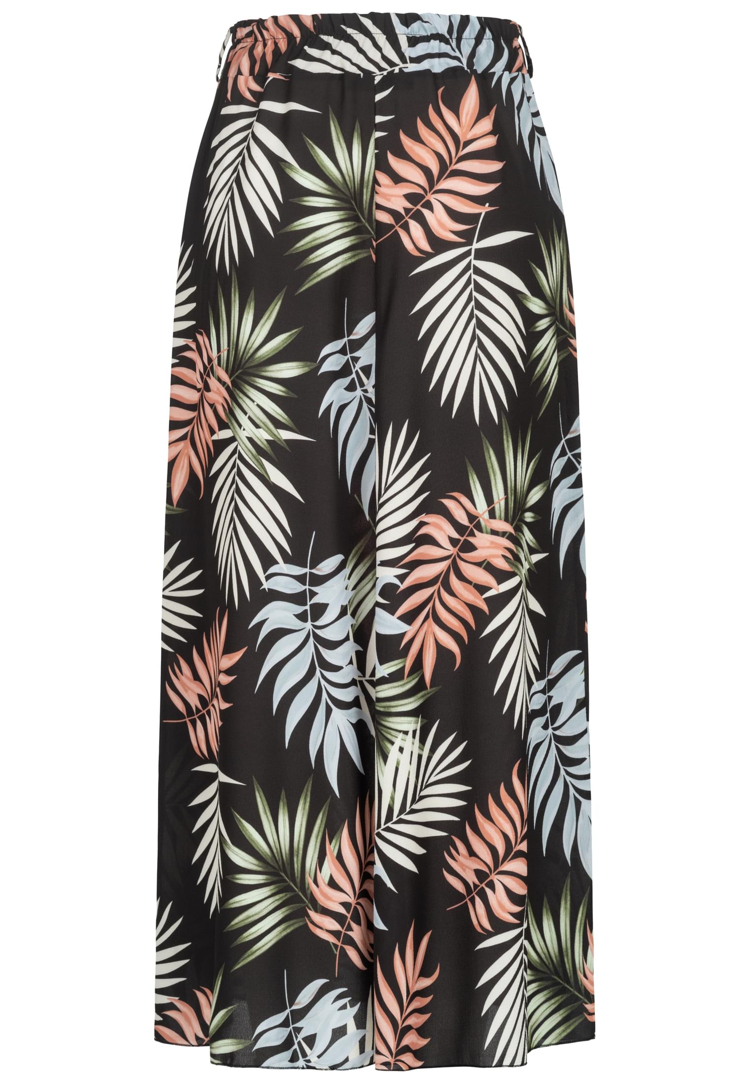 Cloud5ive Damen Longform Rock mit Allover Blätter Print - related product back image 9