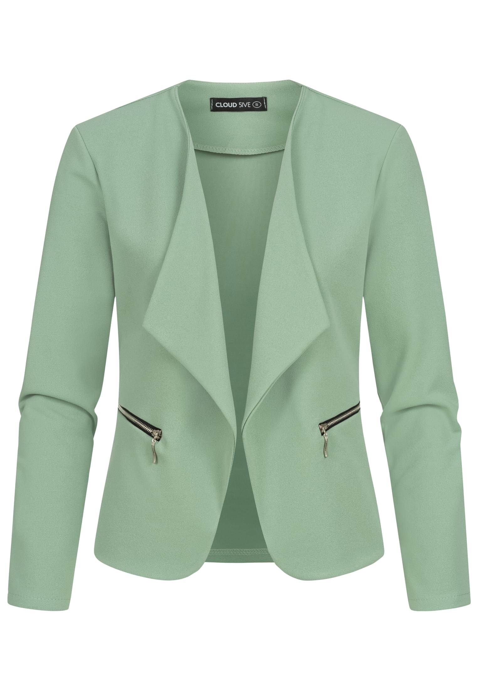 Cloud5ive Damen Blazer mit 2-Zip-Pockets und Reverskragen - related product back image 10