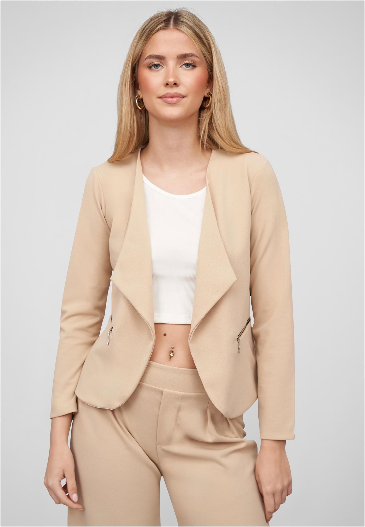 Cloud5ive Damen Blazer mit 2-Zip-Pockets und Reverskragen - related product front image 8