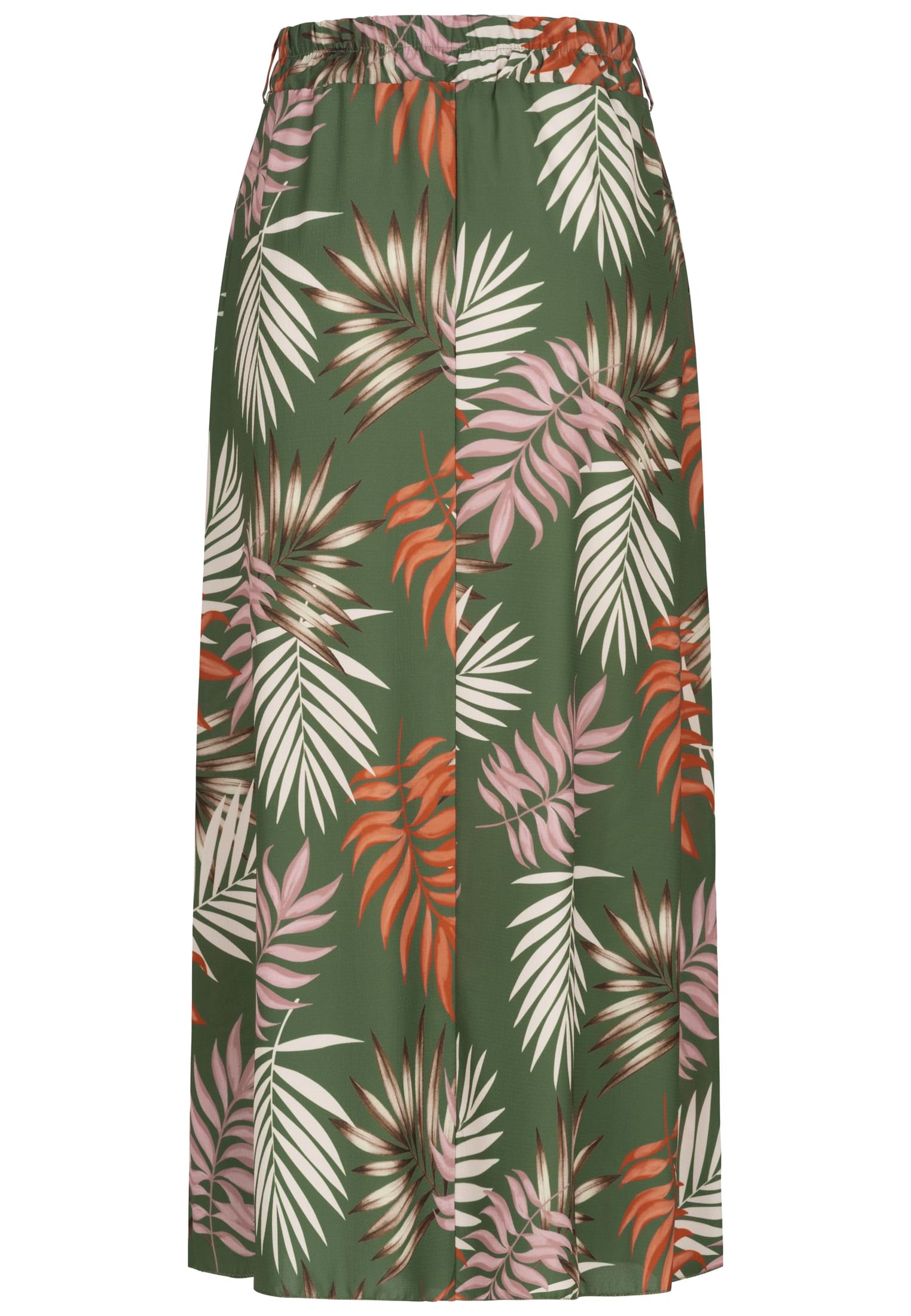 Cloud5ive Damen Longform Rock mit Allover Blätter Print - related product back image 10