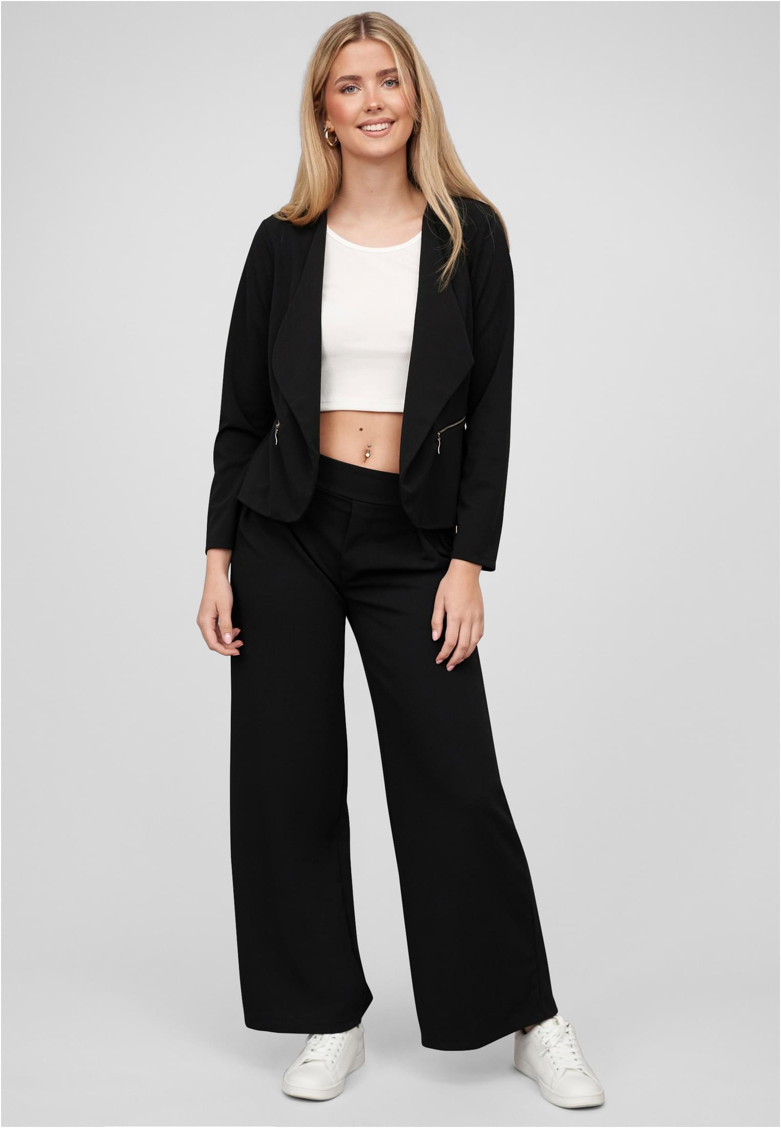 Cloud5ive Damen Blazer mit 2-Zip-Pockets und Reverskragen - related product back image 7