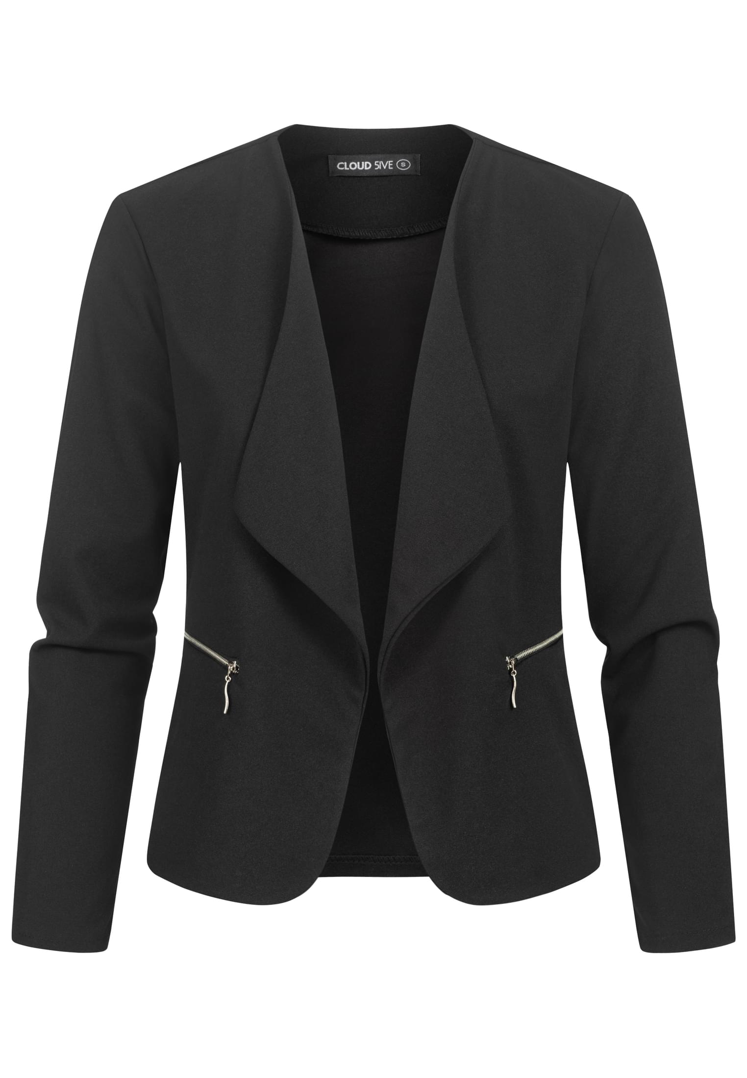 Cloud5ive Damen Blazer mit 2-Zip-Pockets und Reverskragen - related product back image 7