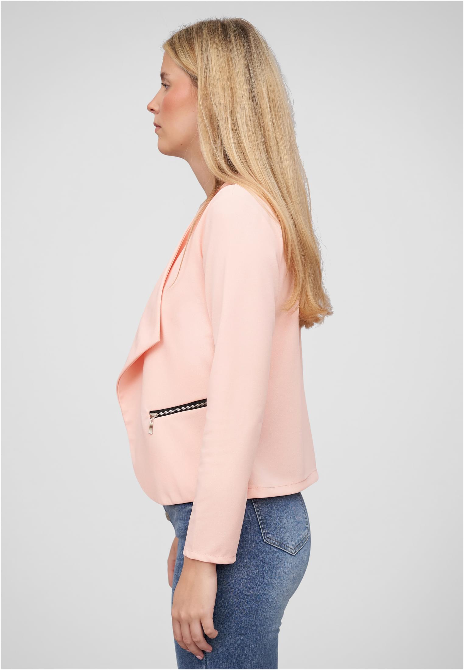 Cloud5ive Damen Blazer mit 2-Zip-Pockets und Reverskragen rose L - variant image 1