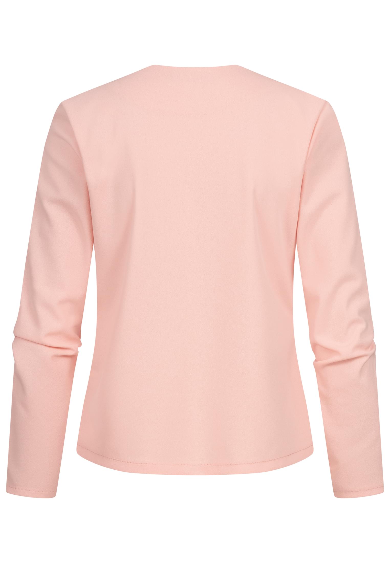 Cloud5ive Damen Blazer mit 2-Zip-Pockets und Reverskragen rose L - variant image 6