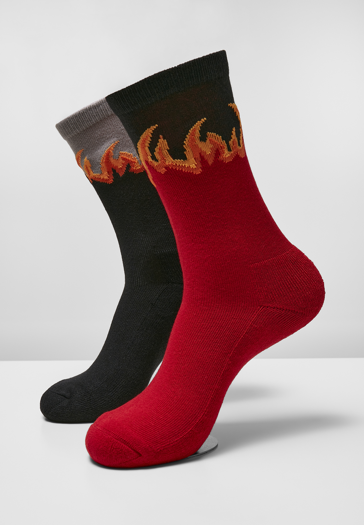 Calcetines Long Flame 2-Pack rojo/negro 43-46 - alternate variant 1