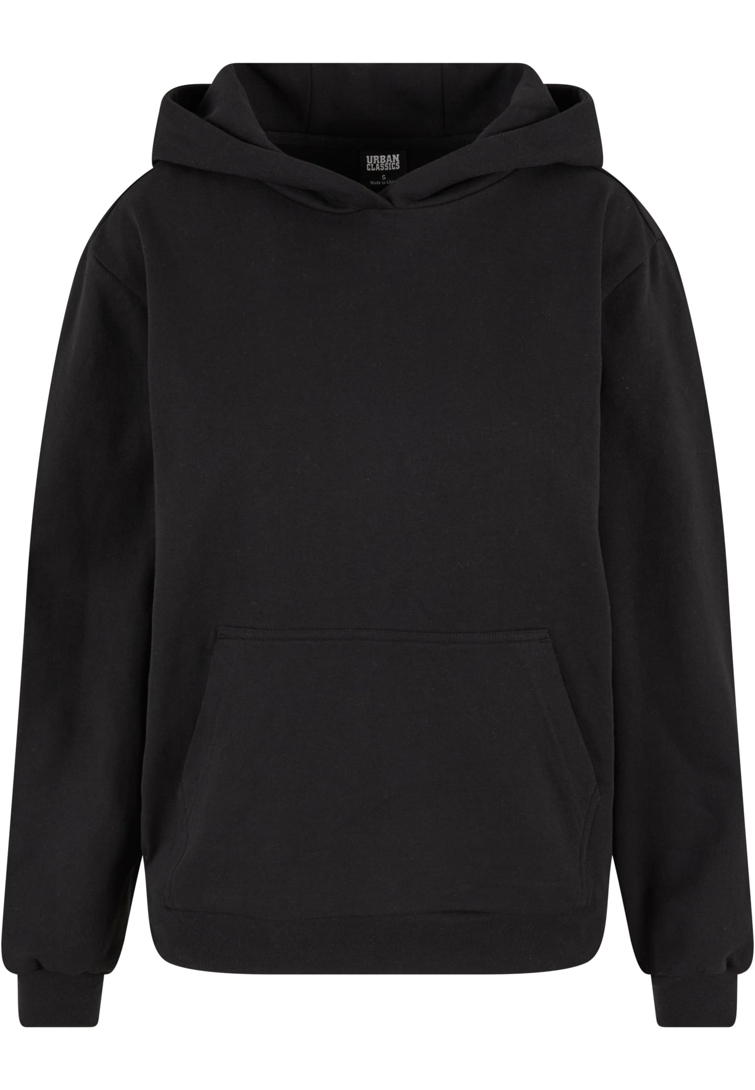 Femmes Coupe Lâche Flou Doux Veste à Capuche Noir
 - variant image 3
