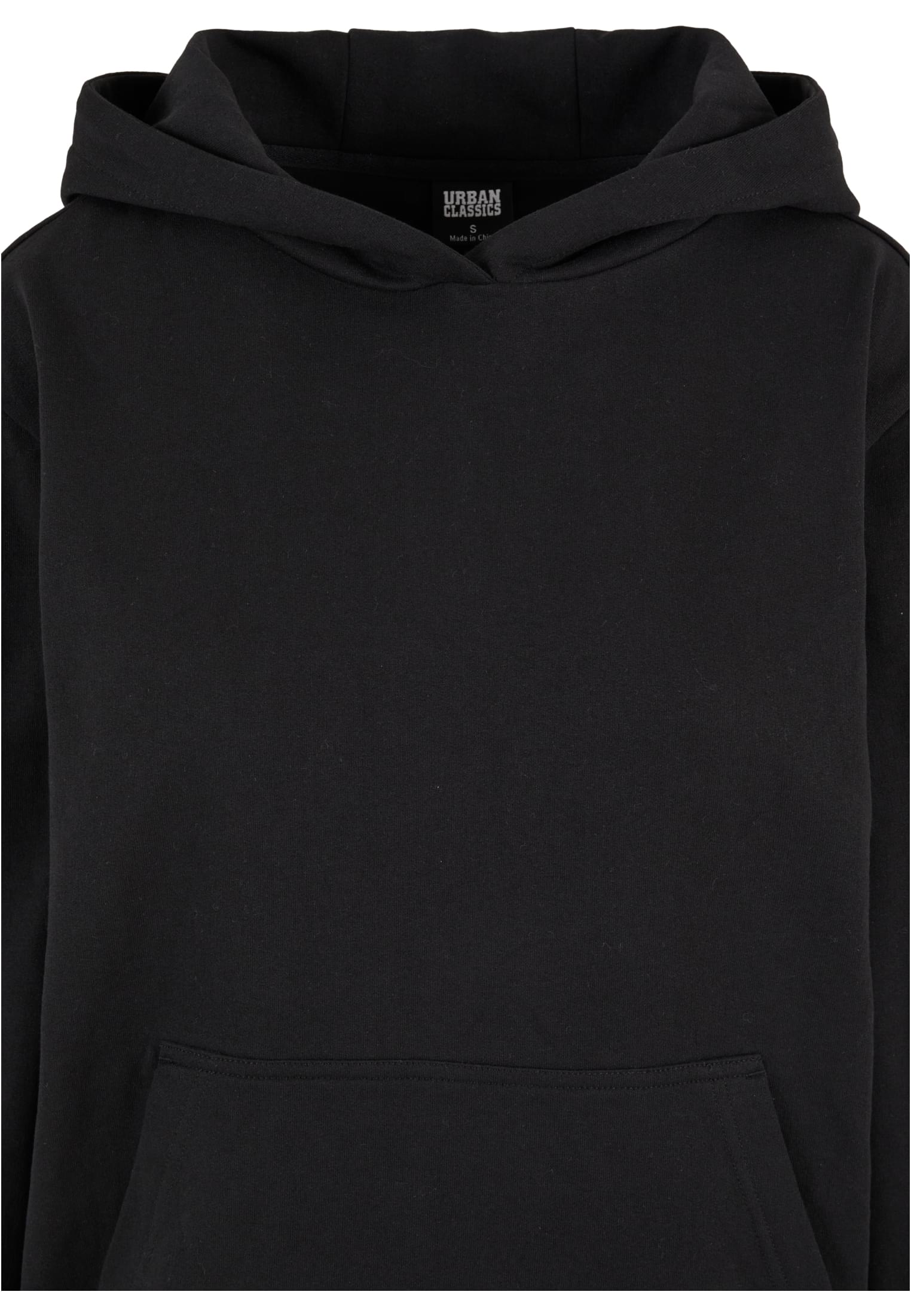Femmes Coupe Lâche Flou Doux Veste à Capuche Noir
 - variant image 5
