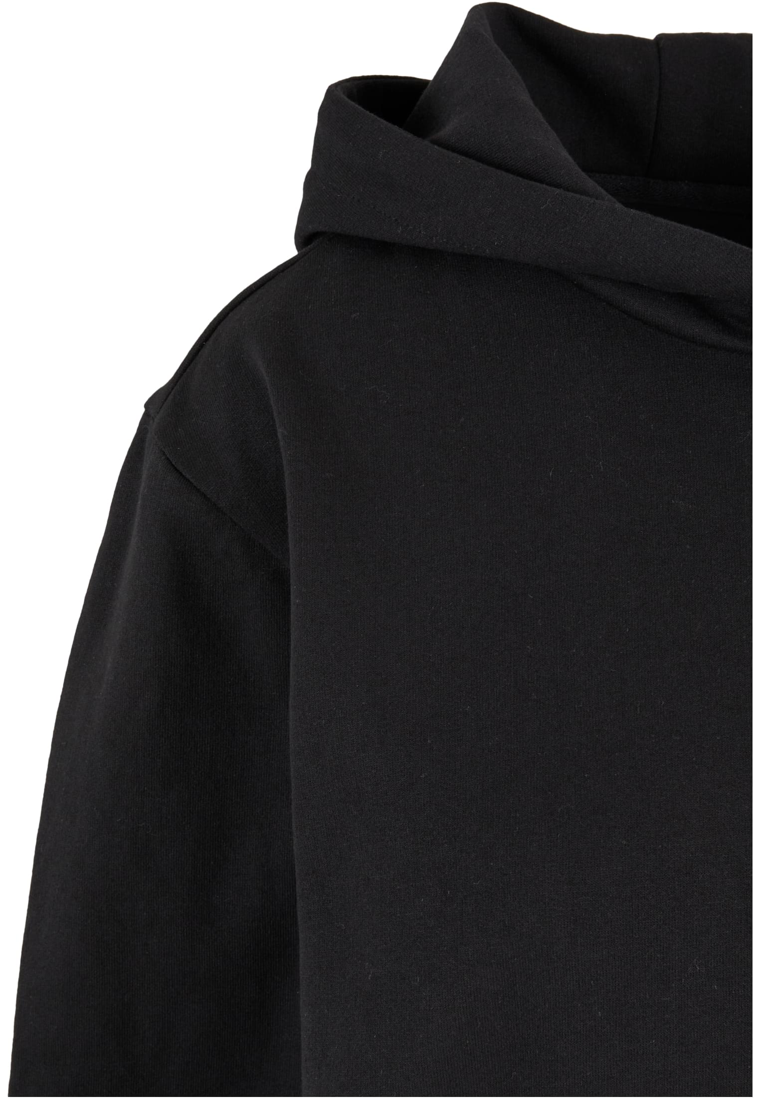 Femmes Coupe Lâche Flou Doux Veste à Capuche Noir
 - variant image 6