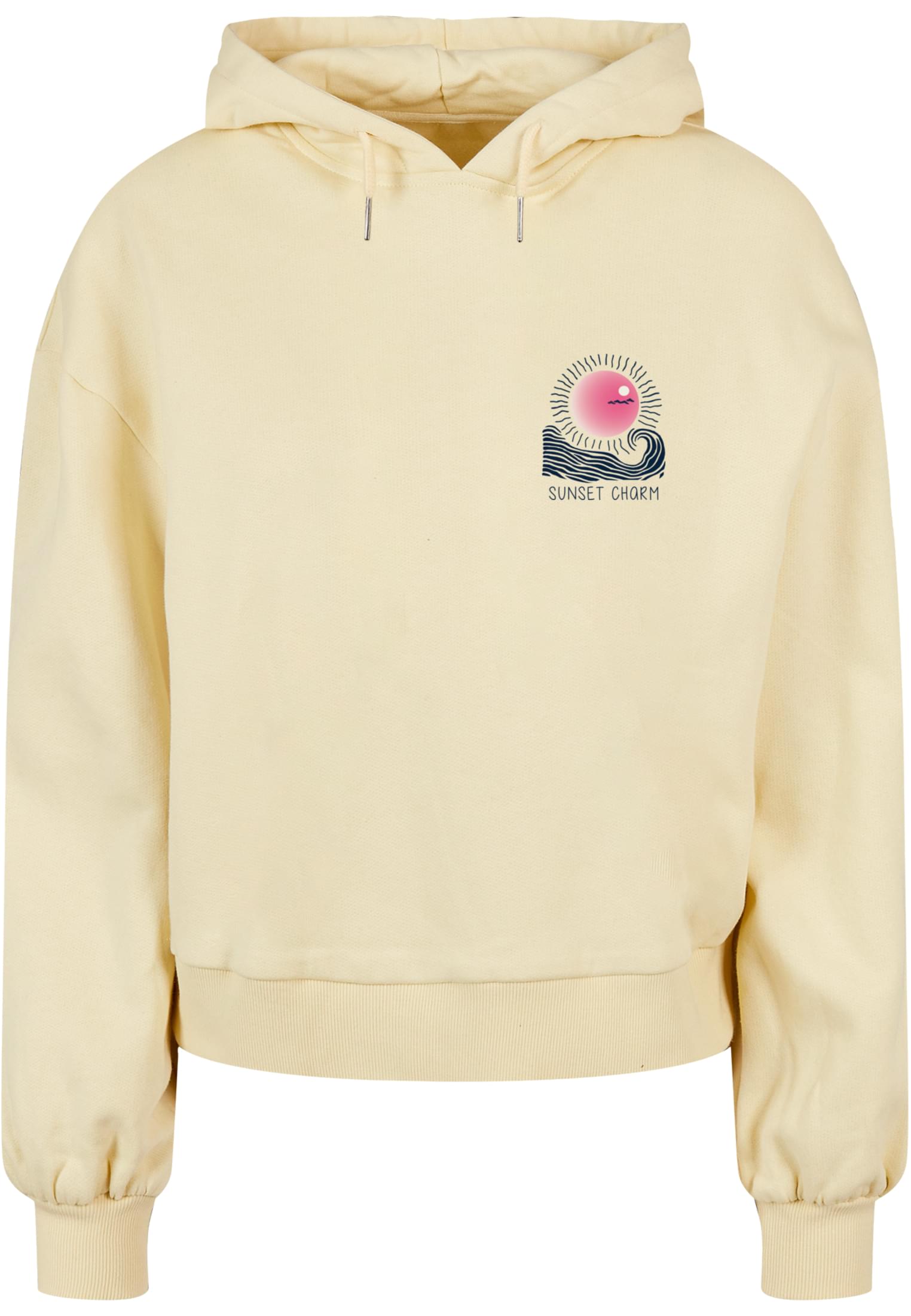 Femmes Sunset Charm Hoodie oversize jaune pâle 3XL
 - alternate variant 3