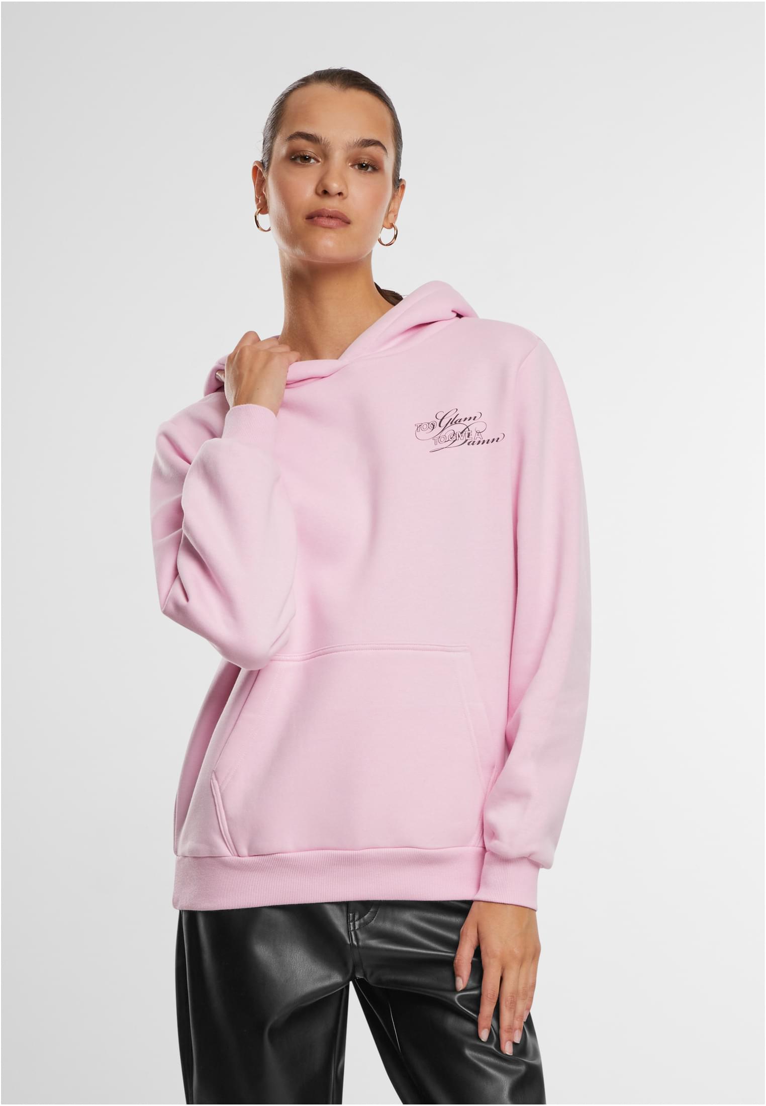 Give A Damn Ladies Fluffy Hoody softpink 3XL - alternate variant 3