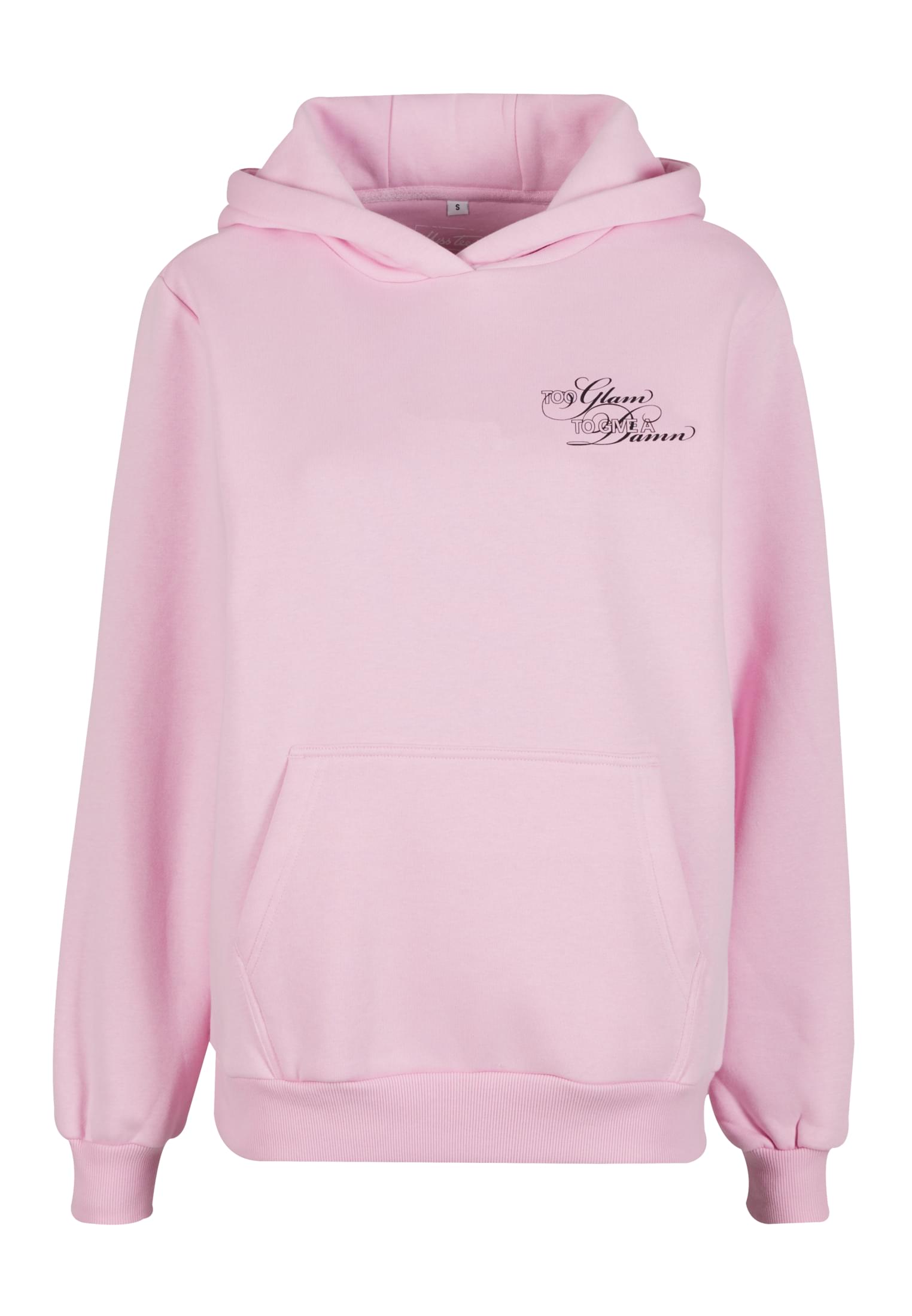 Give A Damn Ladies Fluffy Hoody softpink 3XL - variant image 3