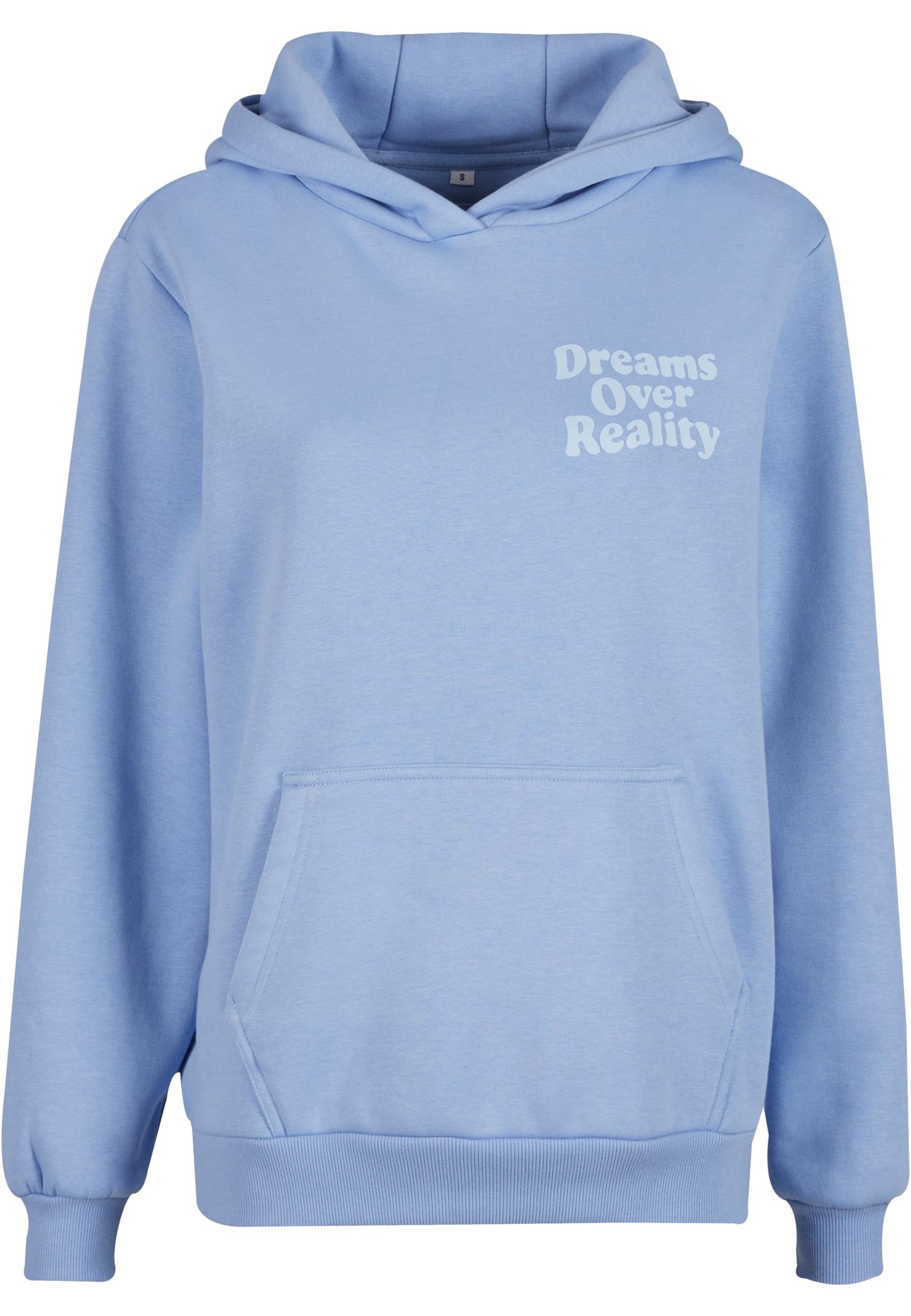 Dreams Over Reality Ladies Fluffy Hoody powderblue 3XL - variant image 3